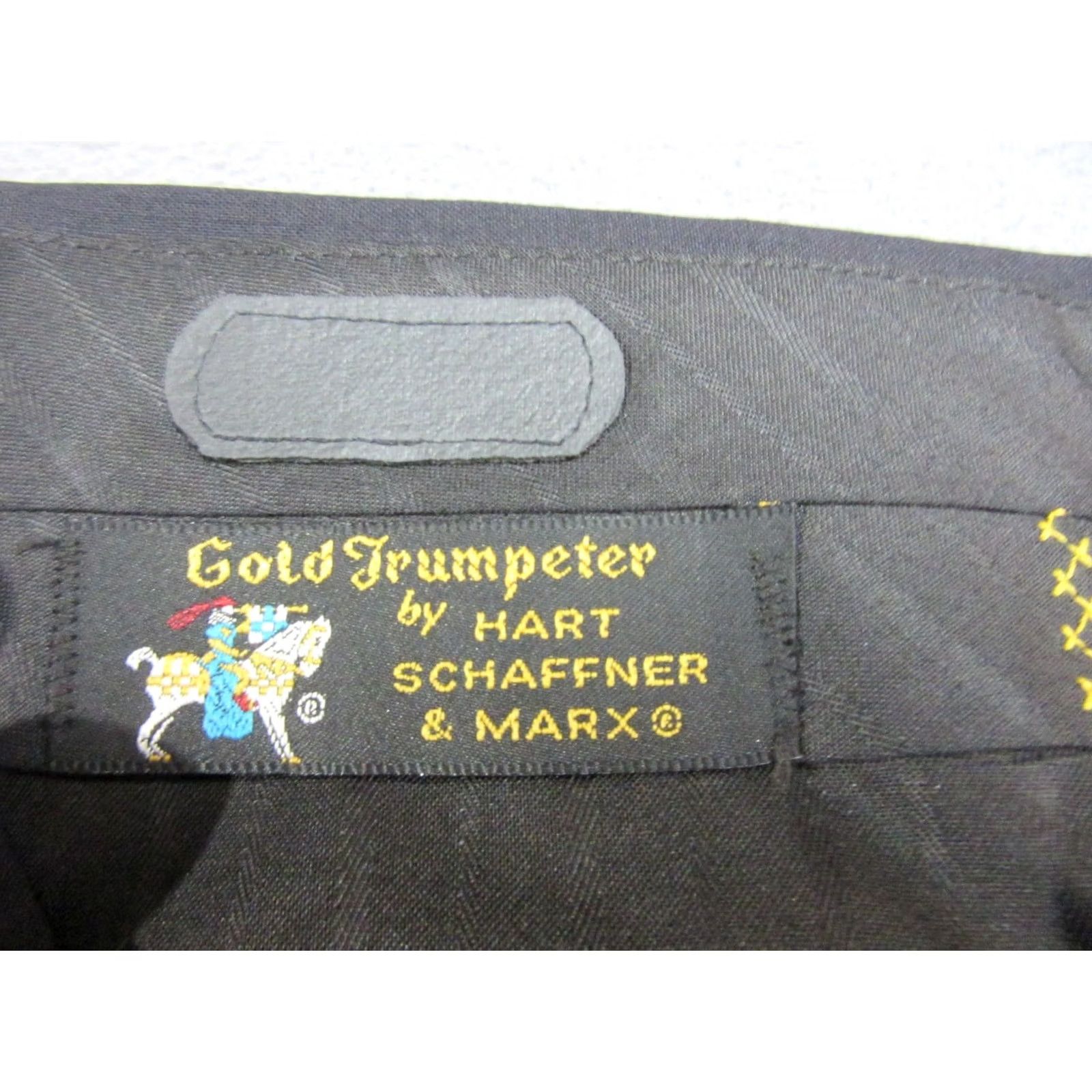 Hart Schaffner Marx Final Answer: Hart Schaffner Marx Dress Pants Mens 34x31 Black Wool Pleated Formal Business Size US 34 / EU 50 - 7 Thumbnail