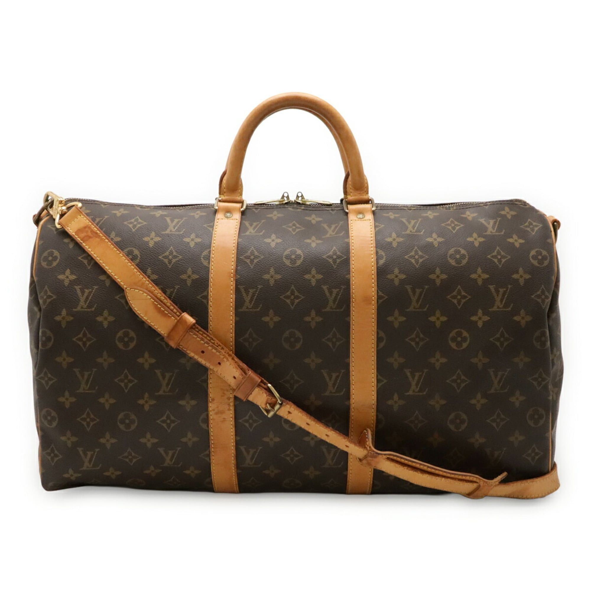 Louis Vuitton Louis Vuitton Monogram Keepall Bandoulière 50 Boston Bag Travel Shoulder M41416 Size ONE SIZE - 1 Thumbnail