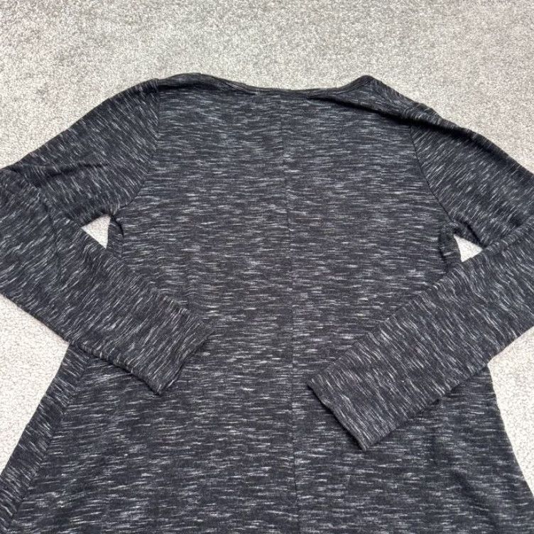 Abercrombie & Fitch Abercrombie & Fitch Dress Womens Small Dark Gray V-Neck LS Mini Super Soft Swing Size S / US 4 / IT 40 - 4 Thumbnail