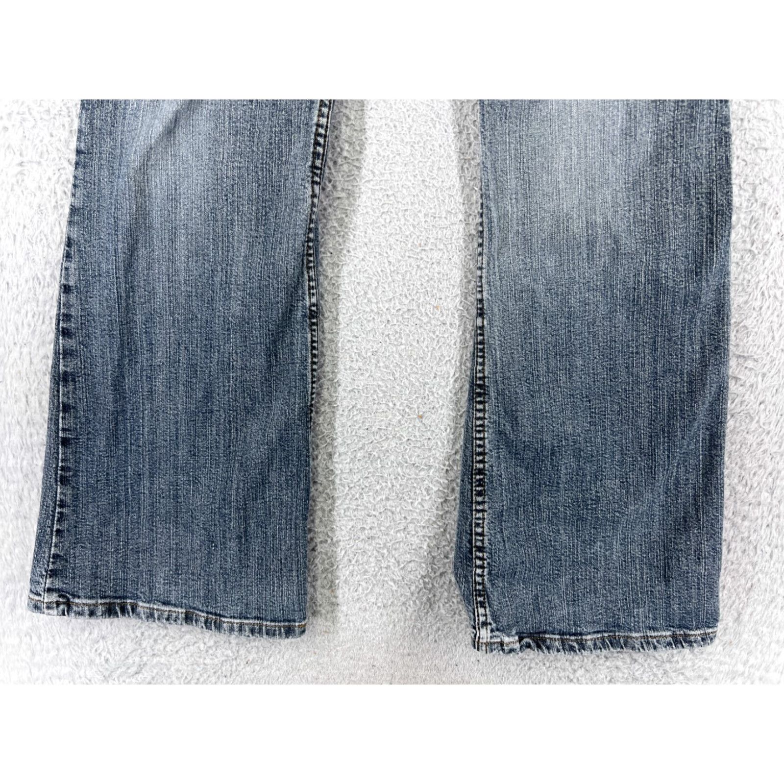 Mossimo Mossimo Jeans Women 13 Blue Denim Flared Mid Rise Cotton Blend 30x29 5-Pocket Size 34" / US 12 / IT 48 - 5 Thumbnail