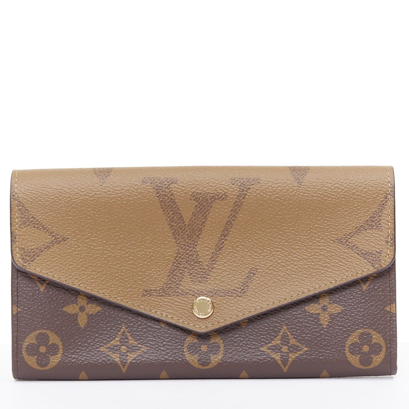 Louis Vuitton Louis Vuitton SarahMonogram Reverse Giant canvas rectangular wallet Size ONE SIZE - 1 Thumbnail