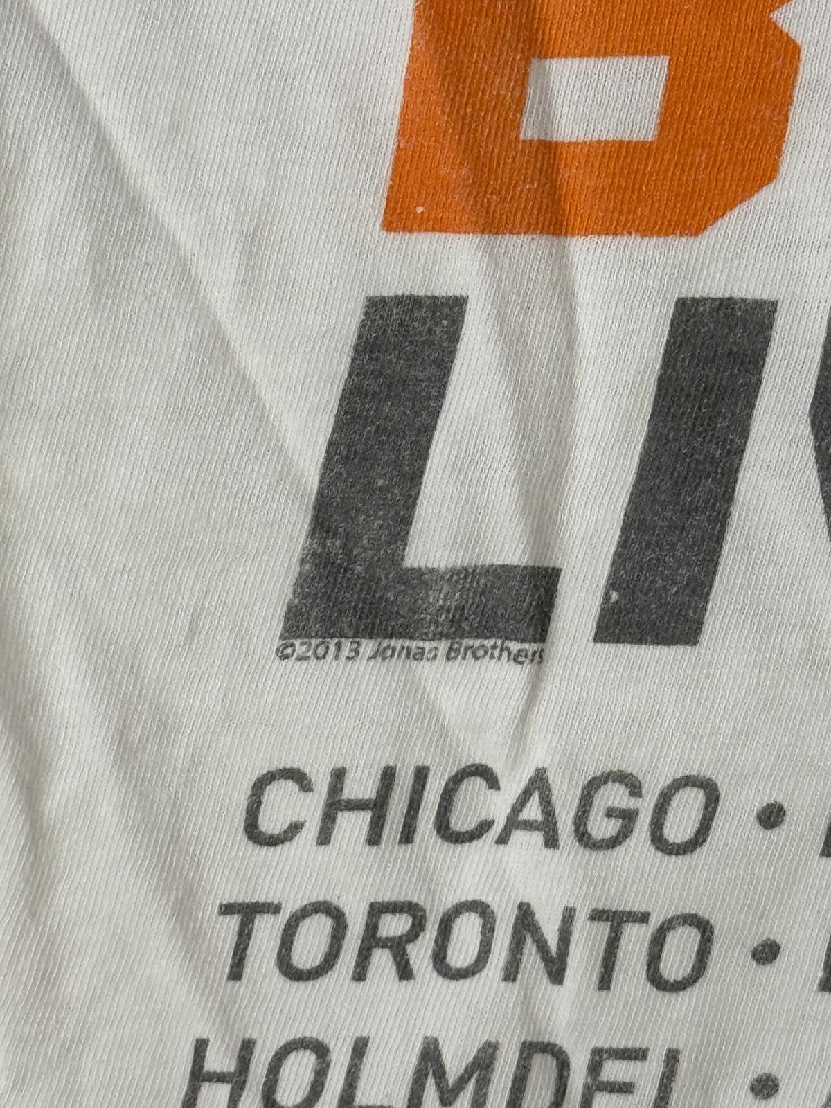 Designer Jonas Brothers T-shirt Live 2013 Tour Tee - L Size US L / EU 52-54 / 3 - 6 Thumbnail