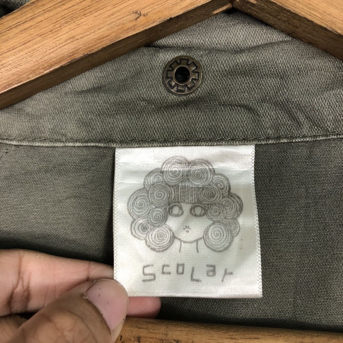 Japanese Brand × Vintage 📌Vintage Bomber Jacket Hoodie Scolar Big Logo Size US M / EU 48-50 / 2 - 19 Thumbnail