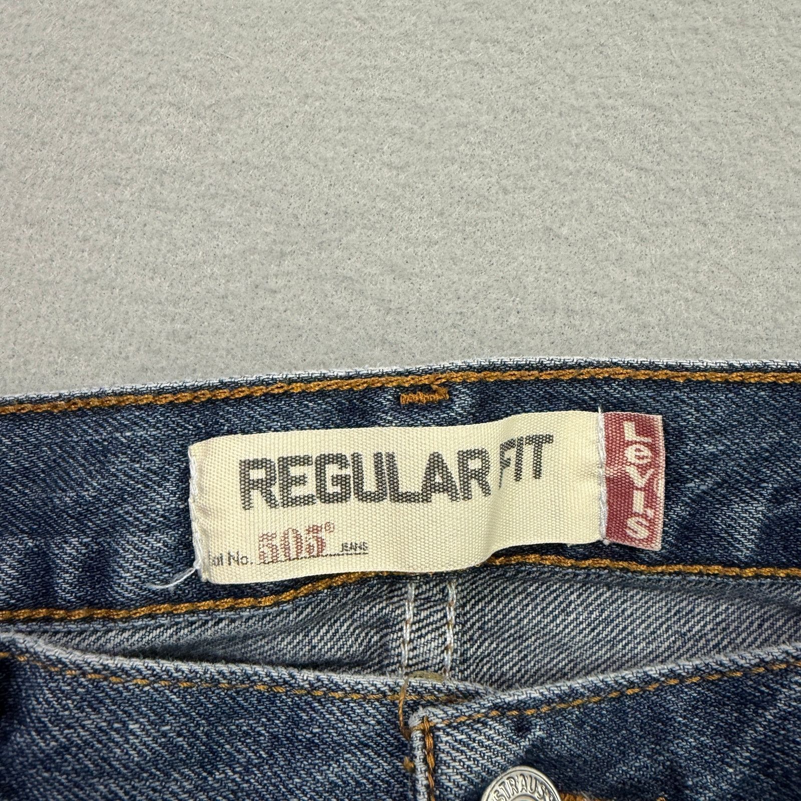 Levi's Vintage Levis 505 Jeans Men's 38x29 (Fits 38x27) Regular Size US 38 / EU 54 - 3 Thumbnail