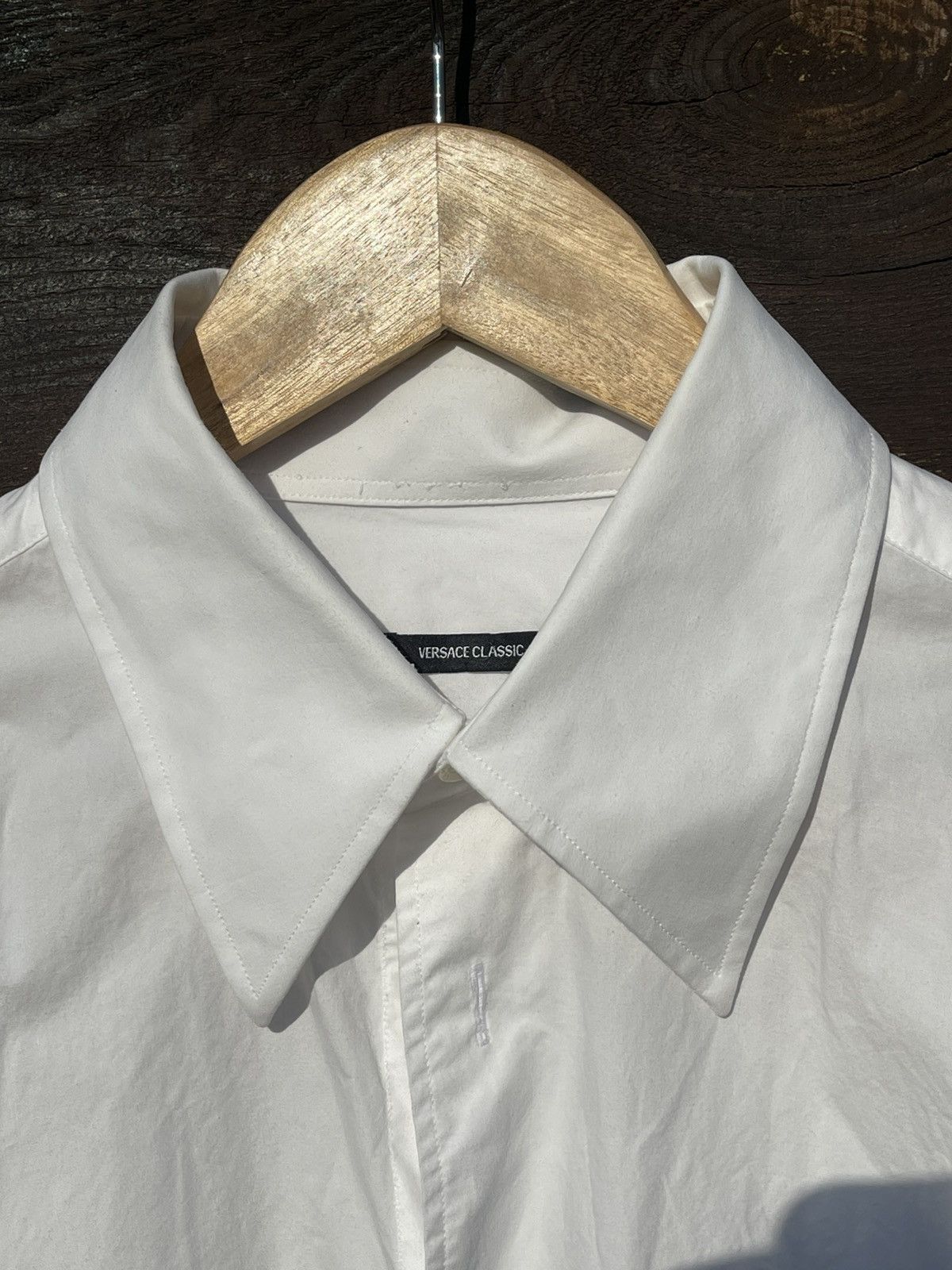 Versace Versace Classic white button shirt Size US L / EU 52-54 / 3 - 8 Thumbnail