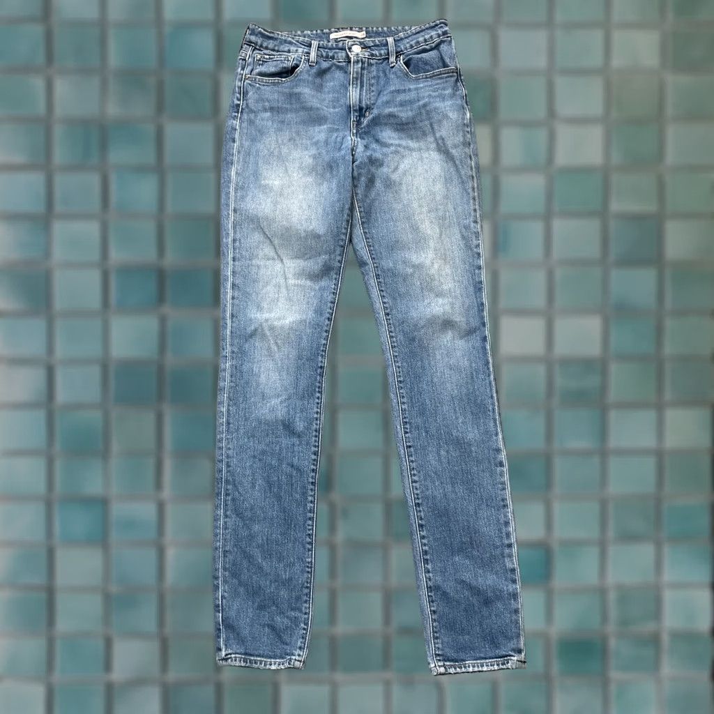 Levi's Levi's 721 Jeans Womens 28 Blue Skinny High Rise Denim Cotton Medium Wash Jeans City Preppy Womens Size 28" / US 6 / IT 42 - 1 Thumbnail