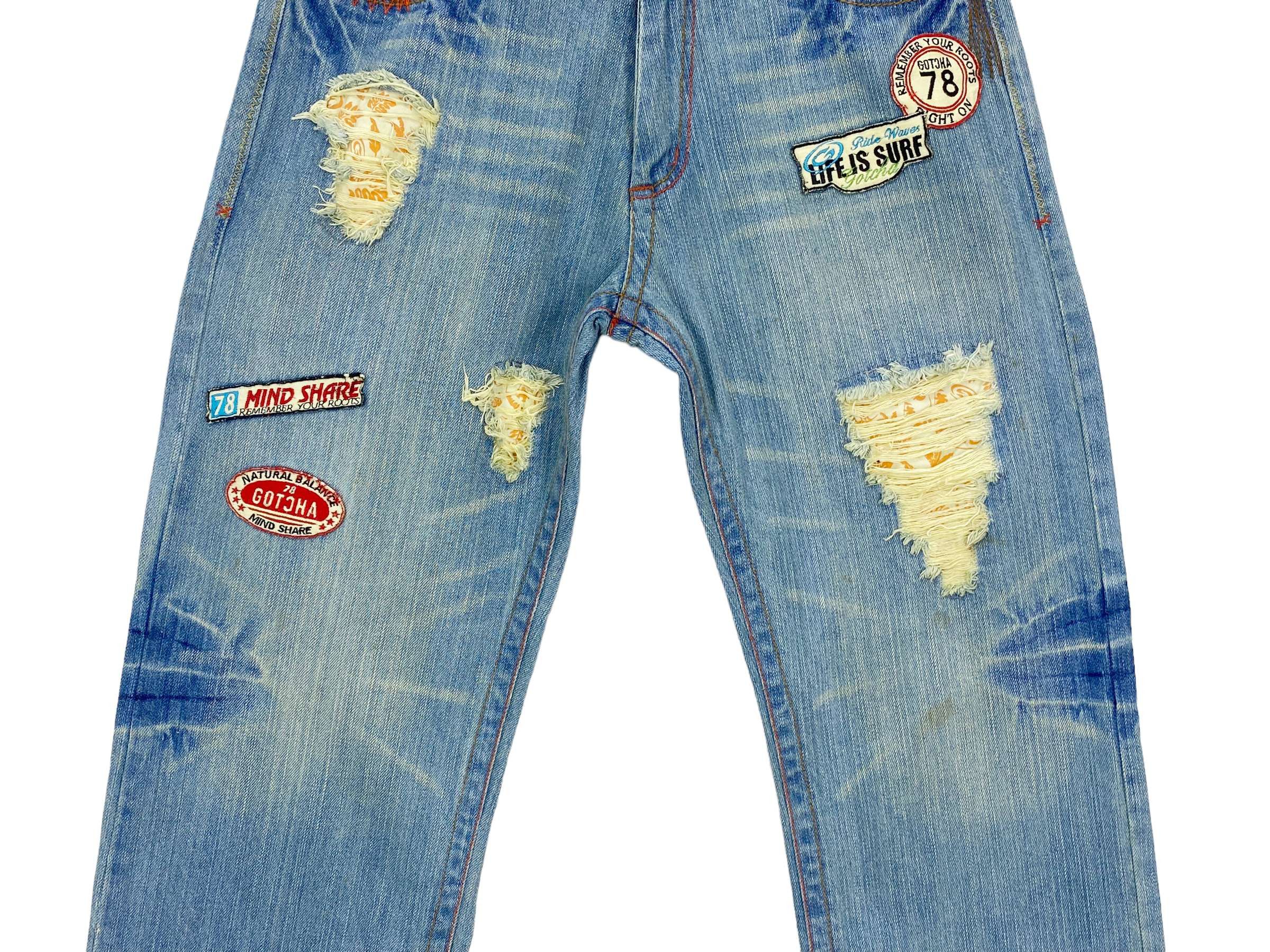 Gotcha × Japanese Brand Gotcha Jeans Gotcha Hip Hop Surf Pants Size US 32 / EU 48 - 4 Thumbnail