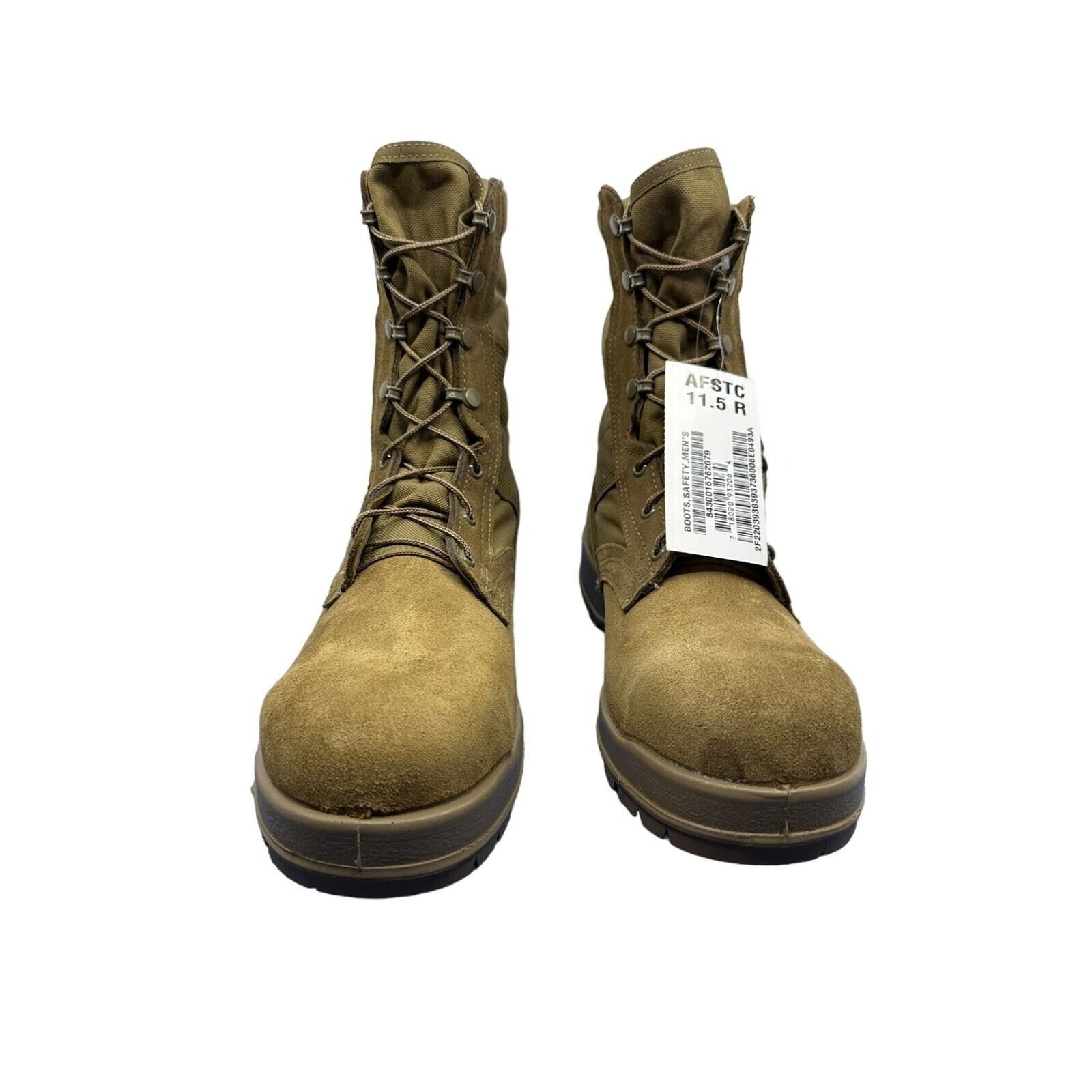 Belleville Belleville Mens 11.5r Steel Toe Hot Weather Boots AFSTC 2055 Size US 11.5 / EU 44-45 - 4 Thumbnail