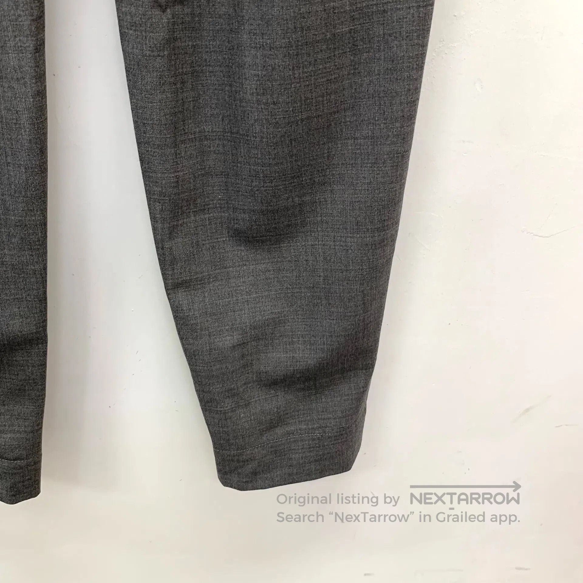 Brunello Cucinelli Brunello Cucinelli size XS Gray belt design wool trousers| Size US 27 - 5 Thumbnail