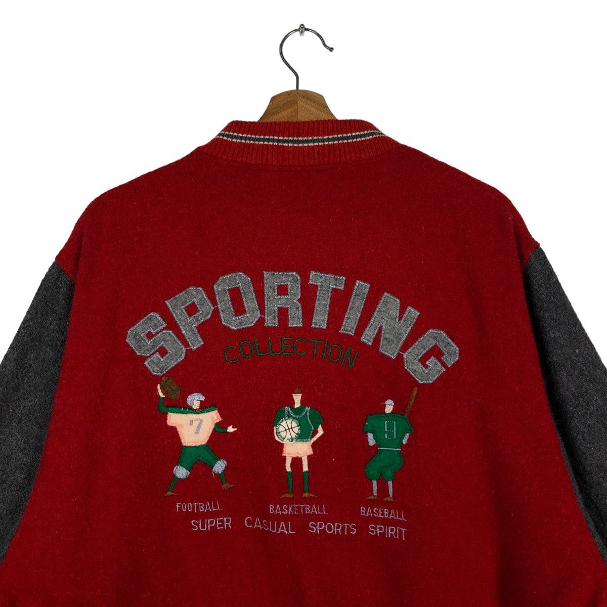 Hai Sporting Gear 🔥90s Varsity Jacket Sporting Collection Big Logo Embroidery Size US M / EU 48-50 / 2 - 8 Thumbnail