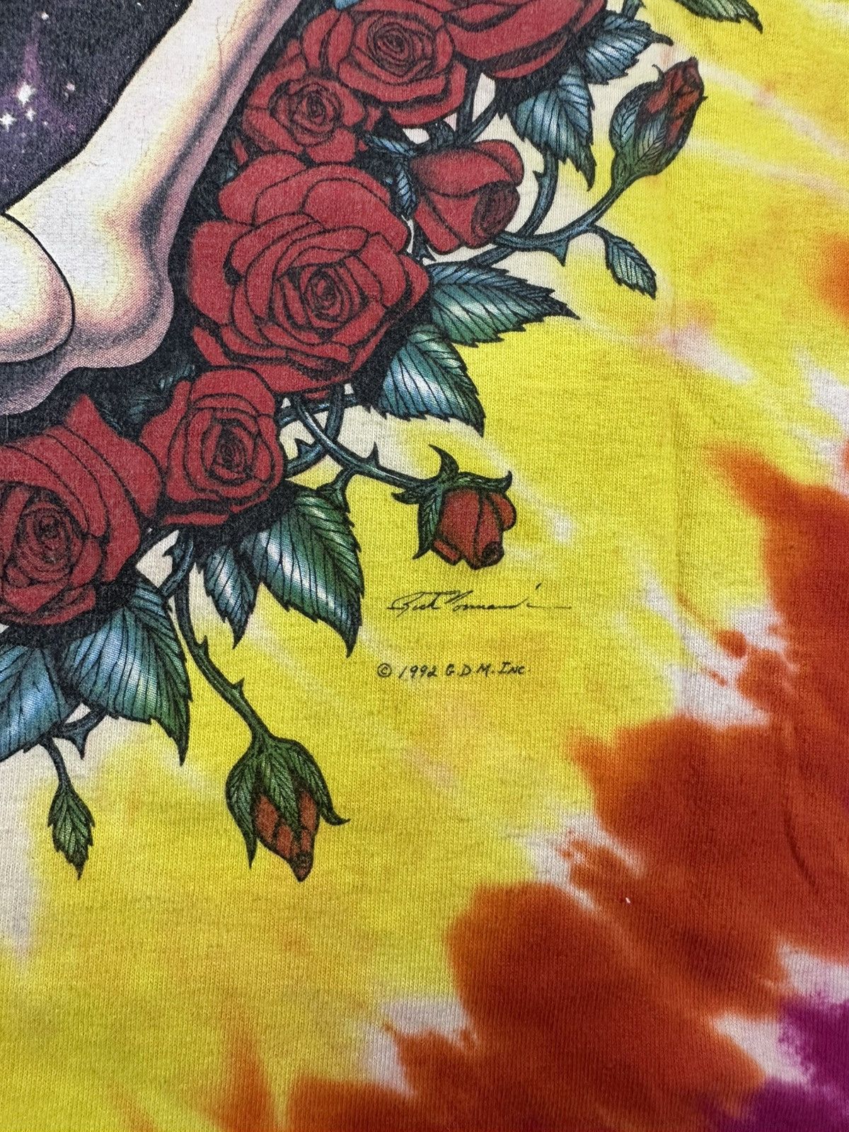 Liquid Blue 1992 Tie Dye Grateful Dead Space your Face T-shirt Size US XL / EU 56 / 4 - 4 Thumbnail