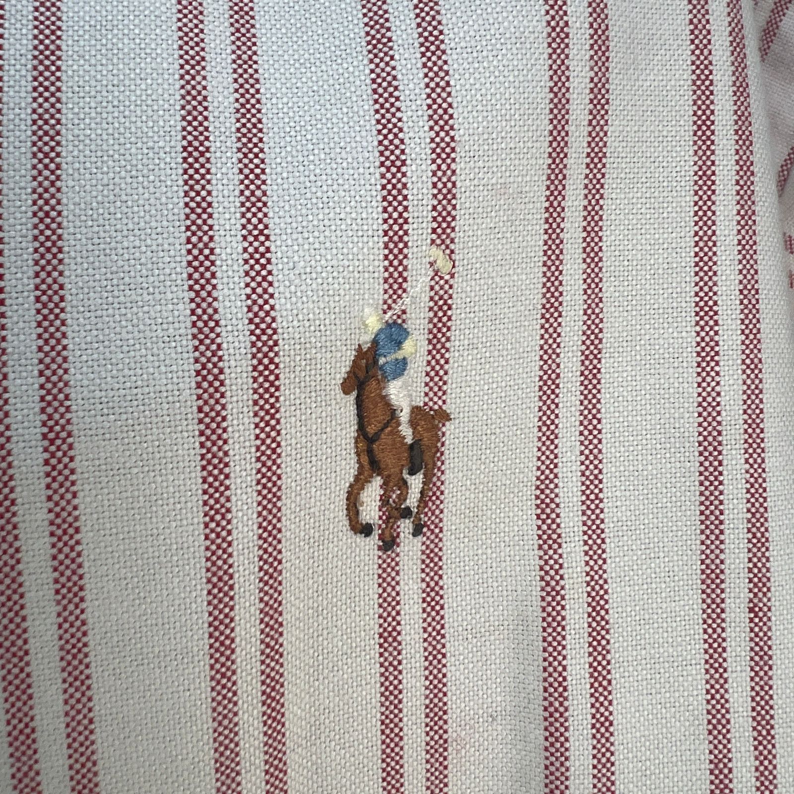 Ralph Lauren × Vintage Vintage Ralph Lauren Yarmouth Stripe Button Down Shirt Size US L / EU 52-54 / 3 - 5 Thumbnail