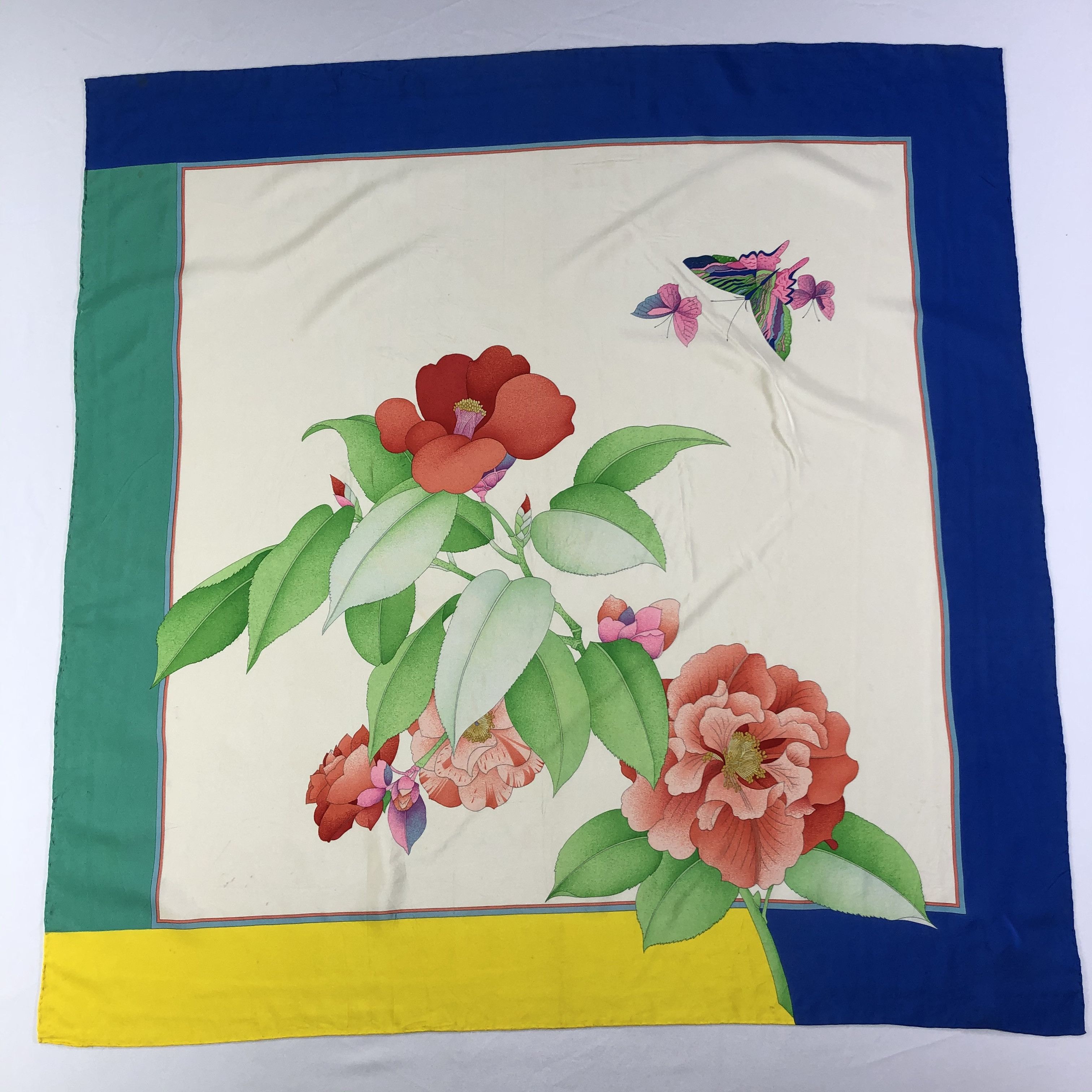 Vintage Vintage Silk Scarf Size ONE SIZE - 2 Thumbnail