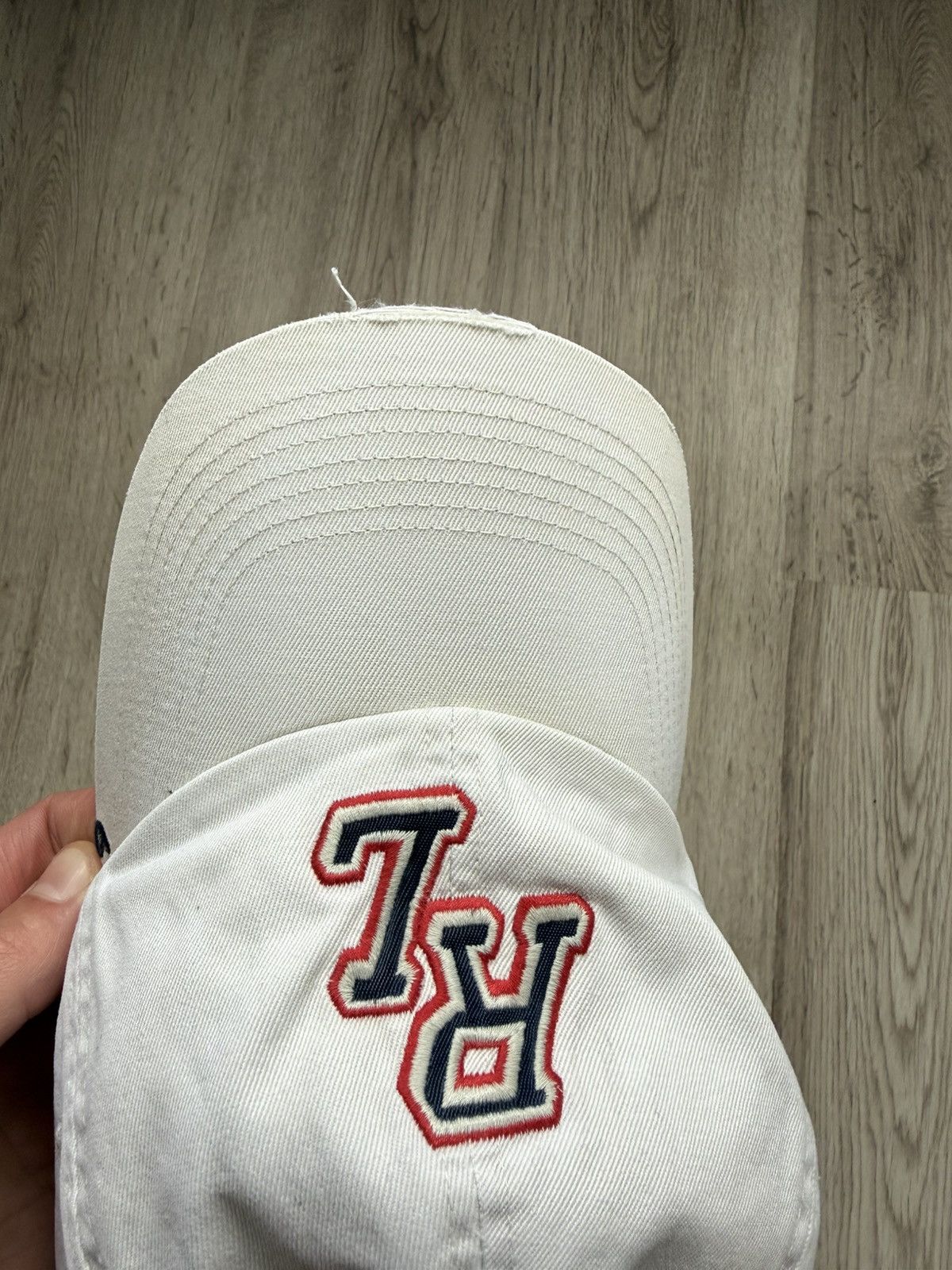 Polo Ralph Lauren Polo Jeans RL Logo Distressed Cap Vintage Ralph Lauren Hat Size ONE SIZE - 11 Thumbnail