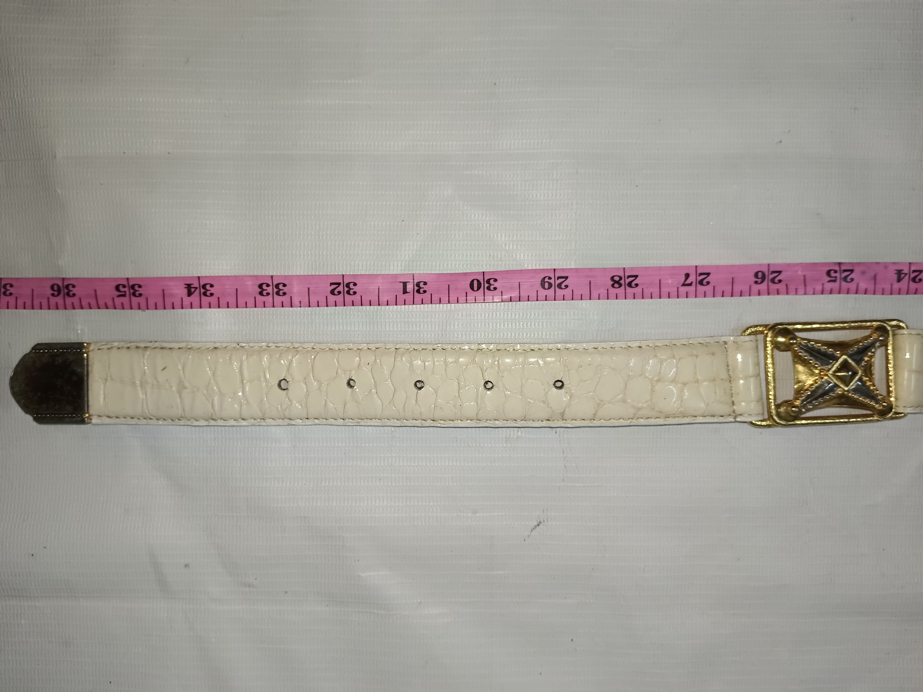 14th Addiction × Hysteric Glamour × KMRii Japanese Fashion Y2K Luna Mattino Leather Belt Size 30 - 13 Thumbnail