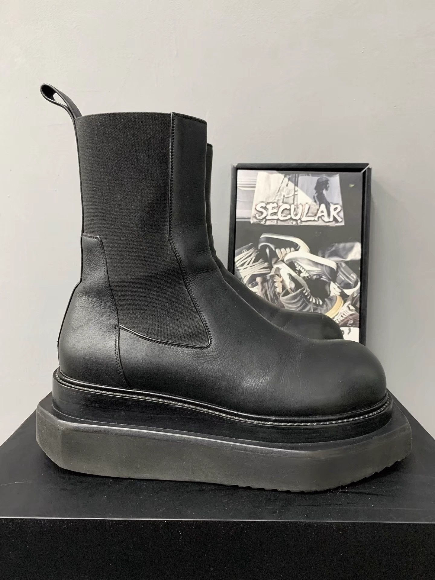 Rick Owens Rick Owens Runway Thick Sole High Boots K34 Size US 9 / EU 42 - 2 Thumbnail