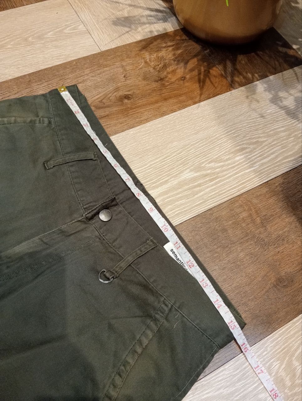 semanticdesign SEMANTIC DESIGN FADED GREEN BANDAGE PANTS Size US 31 - 9 Thumbnail