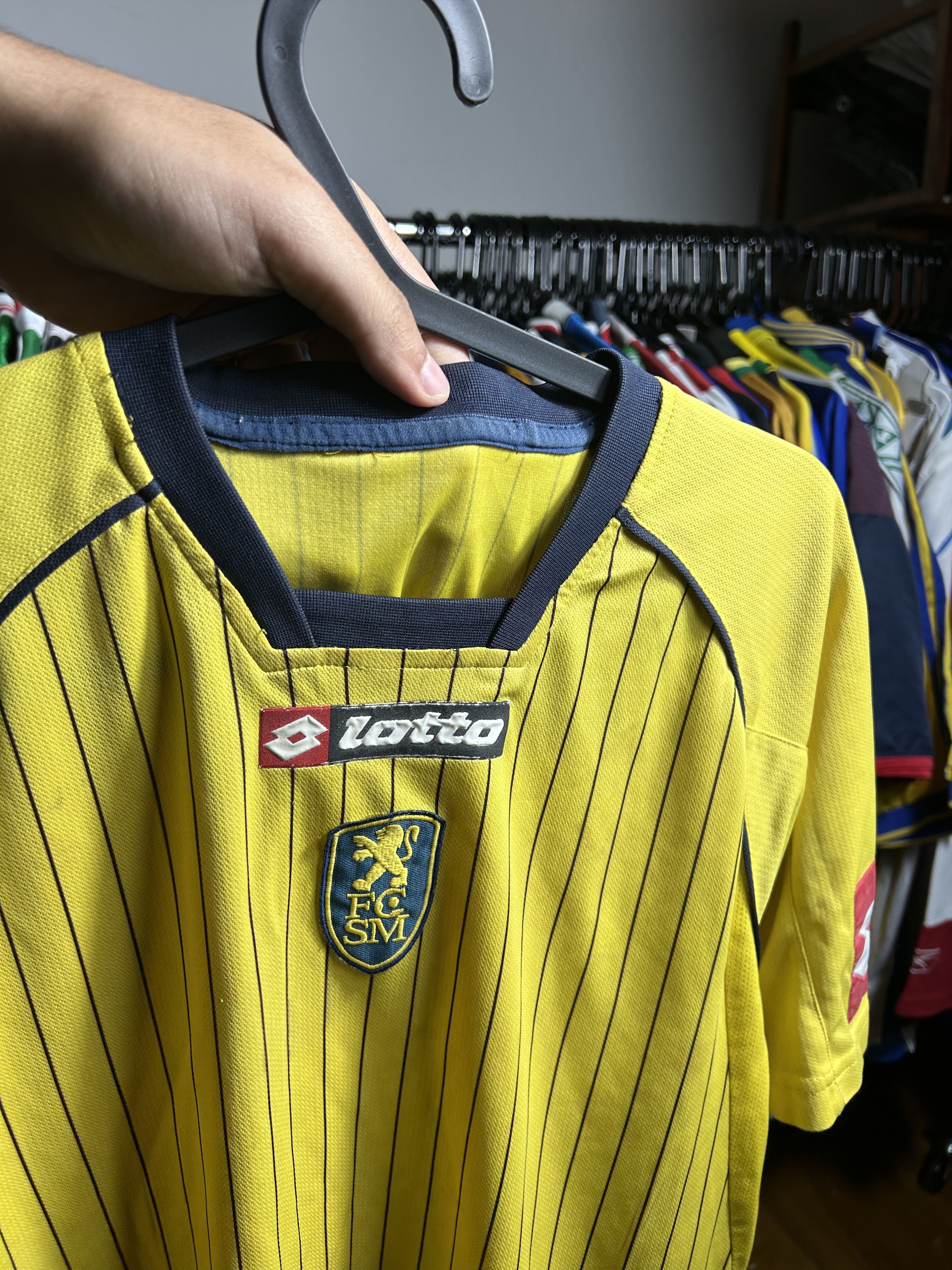 Lotto Sport Sochaux montbeliard 2009/10 Home Jersey Size US S / EU 44-46 / 1 - 3 Thumbnail