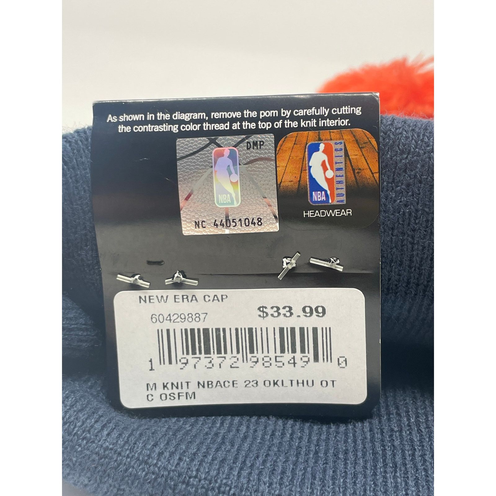 New Era New Era Oklahoma City Thunder Knit Hat City NBA Brand New Size ONE SIZE - 3 Thumbnail