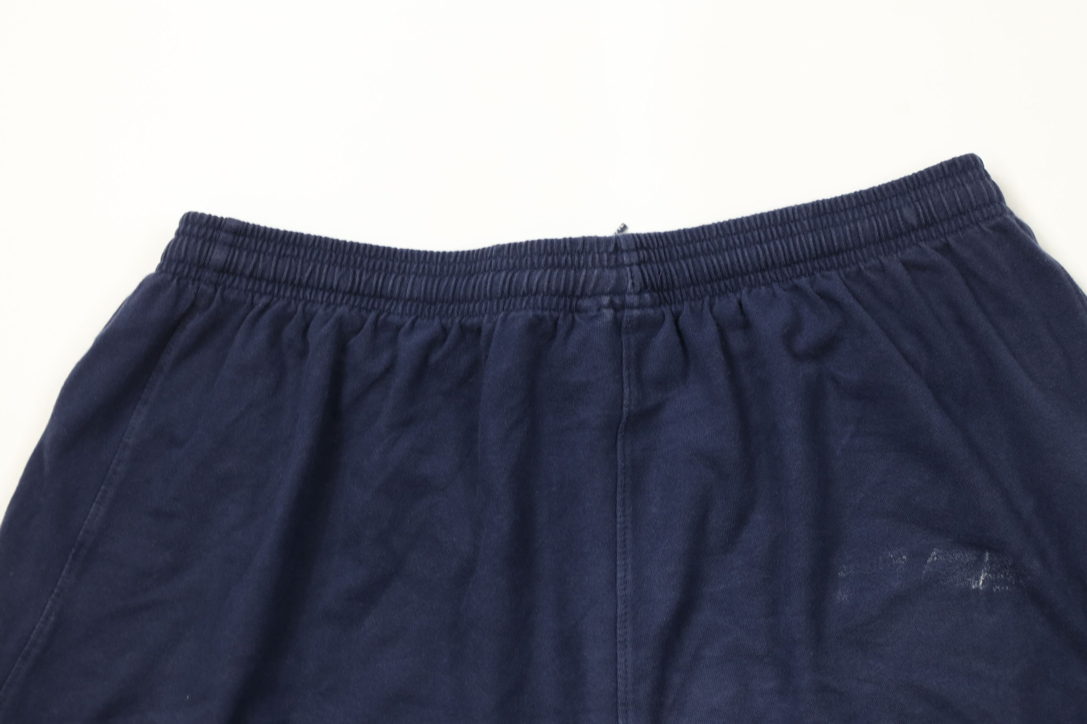Russell Athletic × Vintage Vintage 90s Russell Athletic Above Knee Shorts Navy Blue Size US 34 / EU 50 - 13 Thumbnail
