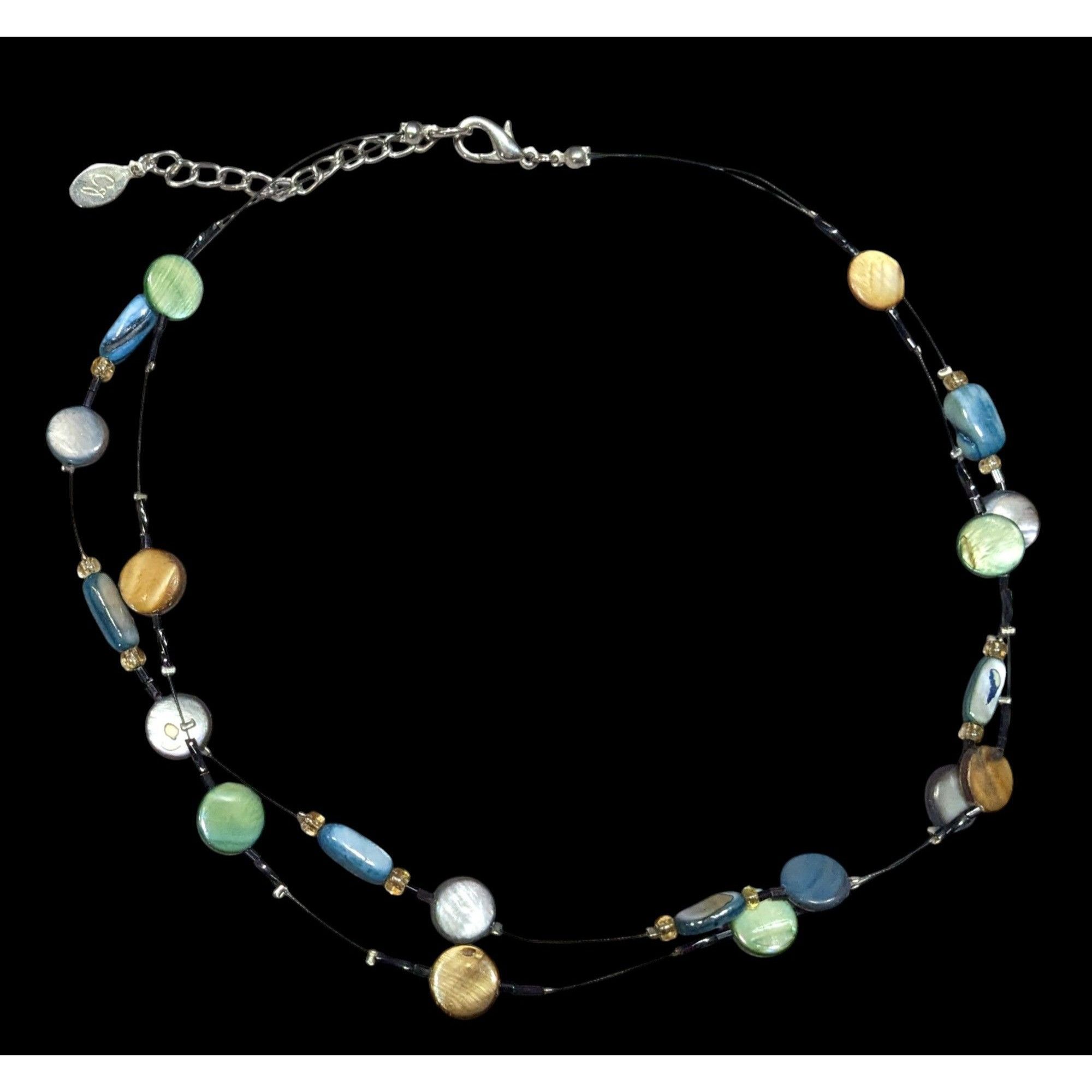 Other Mermaidcore Layered Rainbow Shell Beaded Station Necklace Size ONE SIZE - 1 Thumbnail