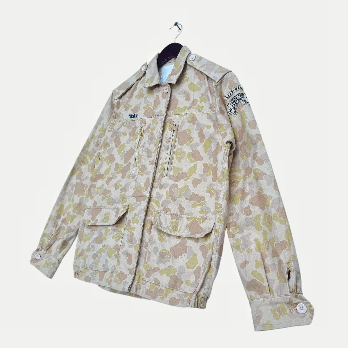 14th Addiction × Japanese Brand × Other 2004 Rock Girls Camb By Rodeo Crowns Camo Jacket Size US S / EU 44-46 / 1 - 5 Thumbnail