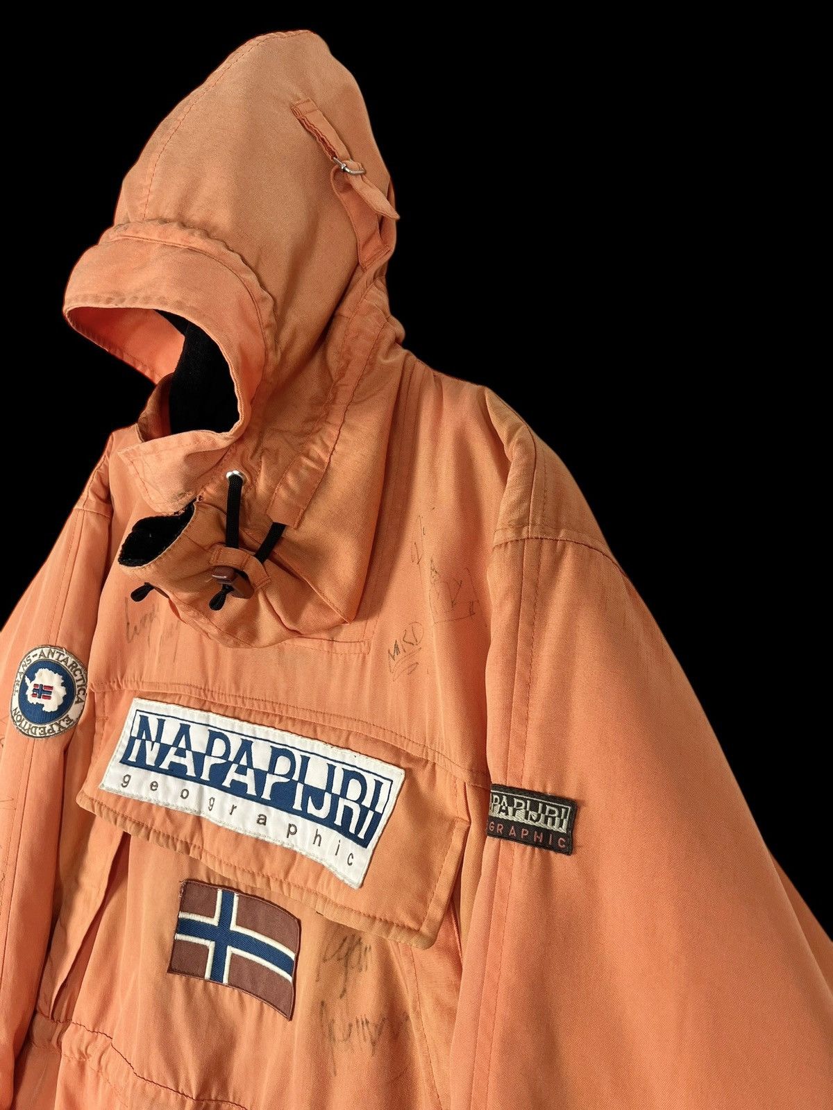 Napapijri 🔥VERY RARE Vintage Napapijri Geographic Anorak Jacket Size US S / EU 44-46 / 1 - 4 Thumbnail