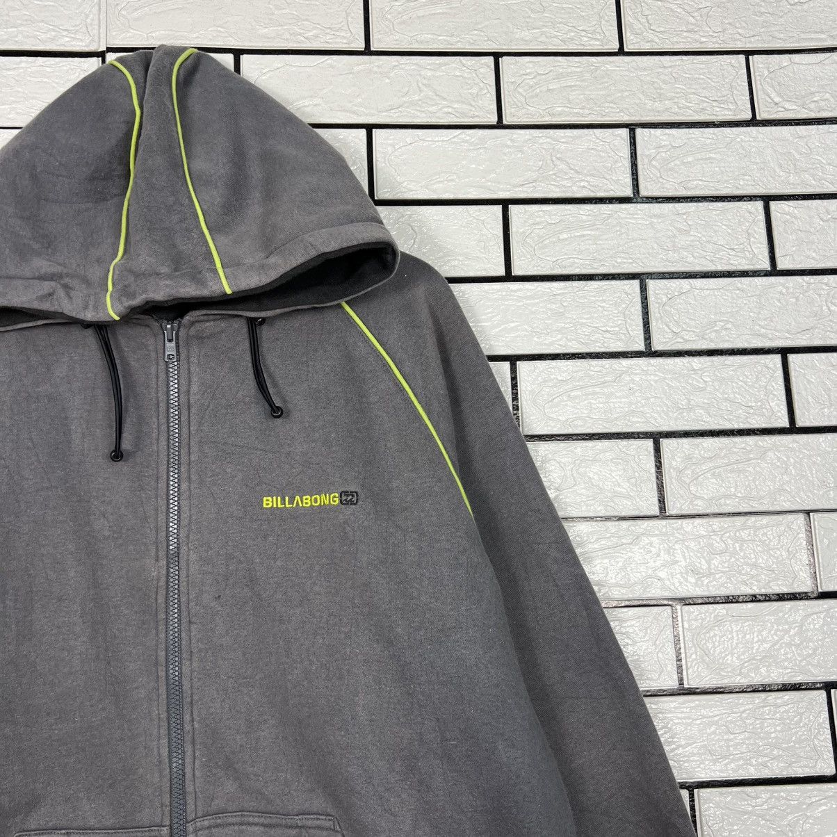 Billabong BILLABONG Embroidered Small Logo Zipper Hoodies #4208-C192 Size US M / EU 48-50 / 2 - 4 Thumbnail