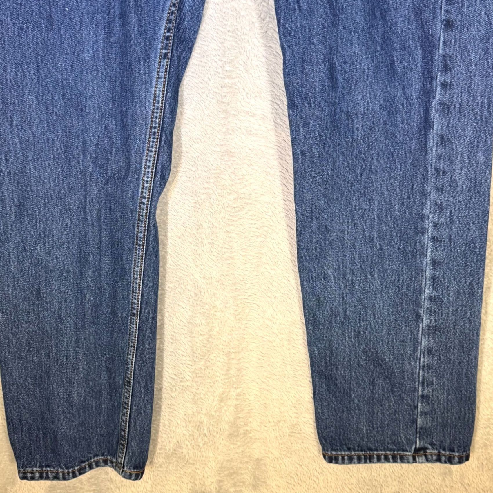 Levi's Levi’s 505 Jeans Men’s 36 x 30 Blue Denim Straight Mid-Rise Stretch, Button Fly, 5-Pocket Design, Regular Fit, Cotton Spandex Size US 36 / EU 52 - 5 Thumbnail