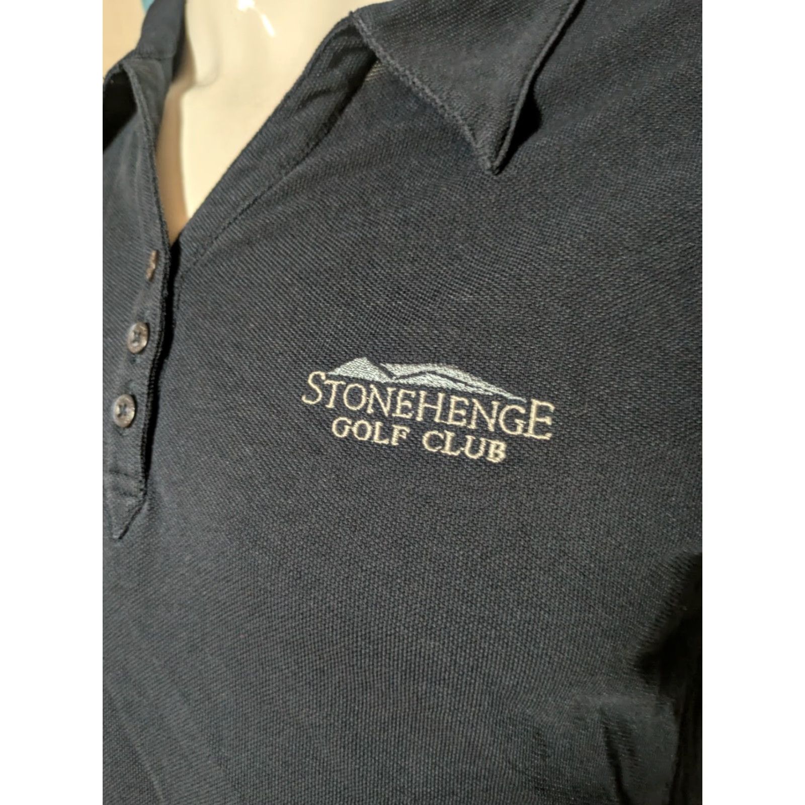 Cutter & Buck Womens Cutter & Buck Polo Shirt XL Black Golf Size XL / US 12-14 / IT 48-50 - 2 Thumbnail