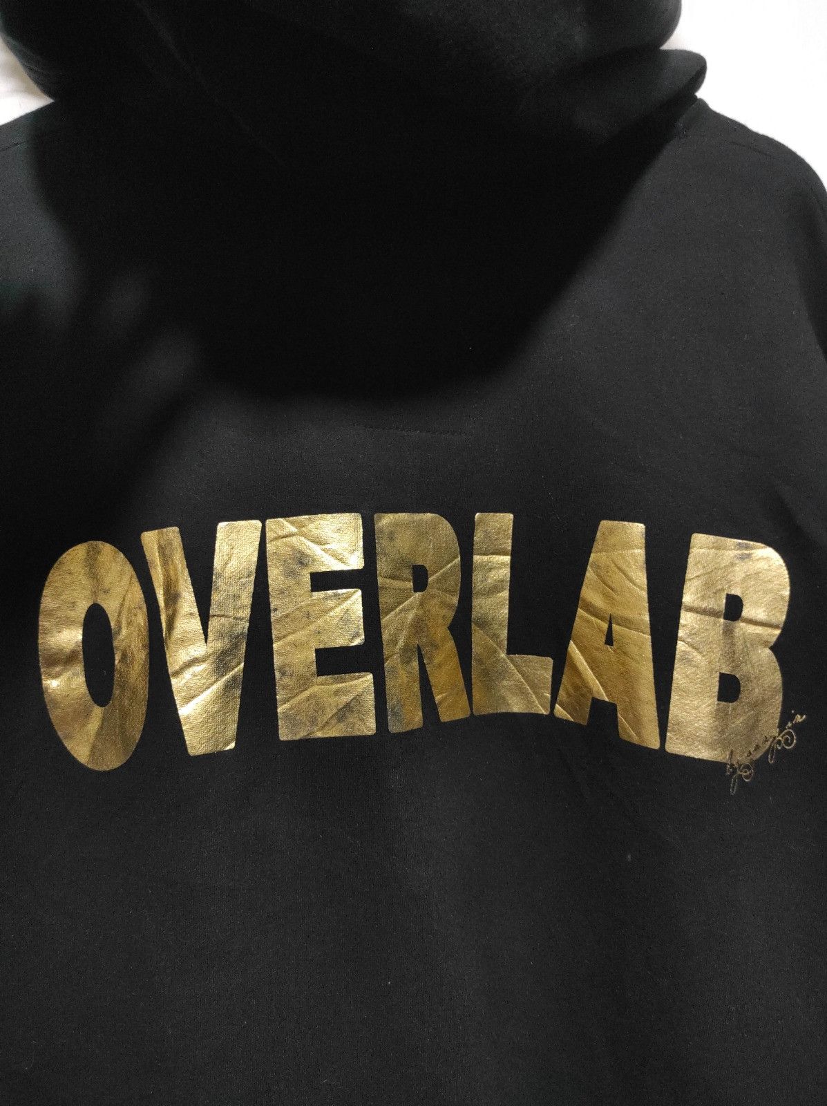 Japanese Brand Overlab skull double zip fur hoodie LGB style Size US XL / EU 56 / 4 - 16 Thumbnail