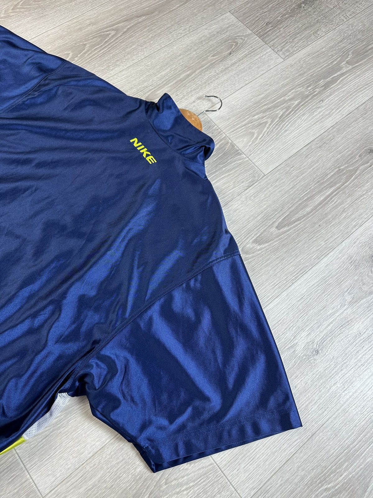 Nike × Vintage Vintage Nike Short Sleeve Full Zip Up trowel Size US L / EU 52-54 / 3 - 7 Thumbnail