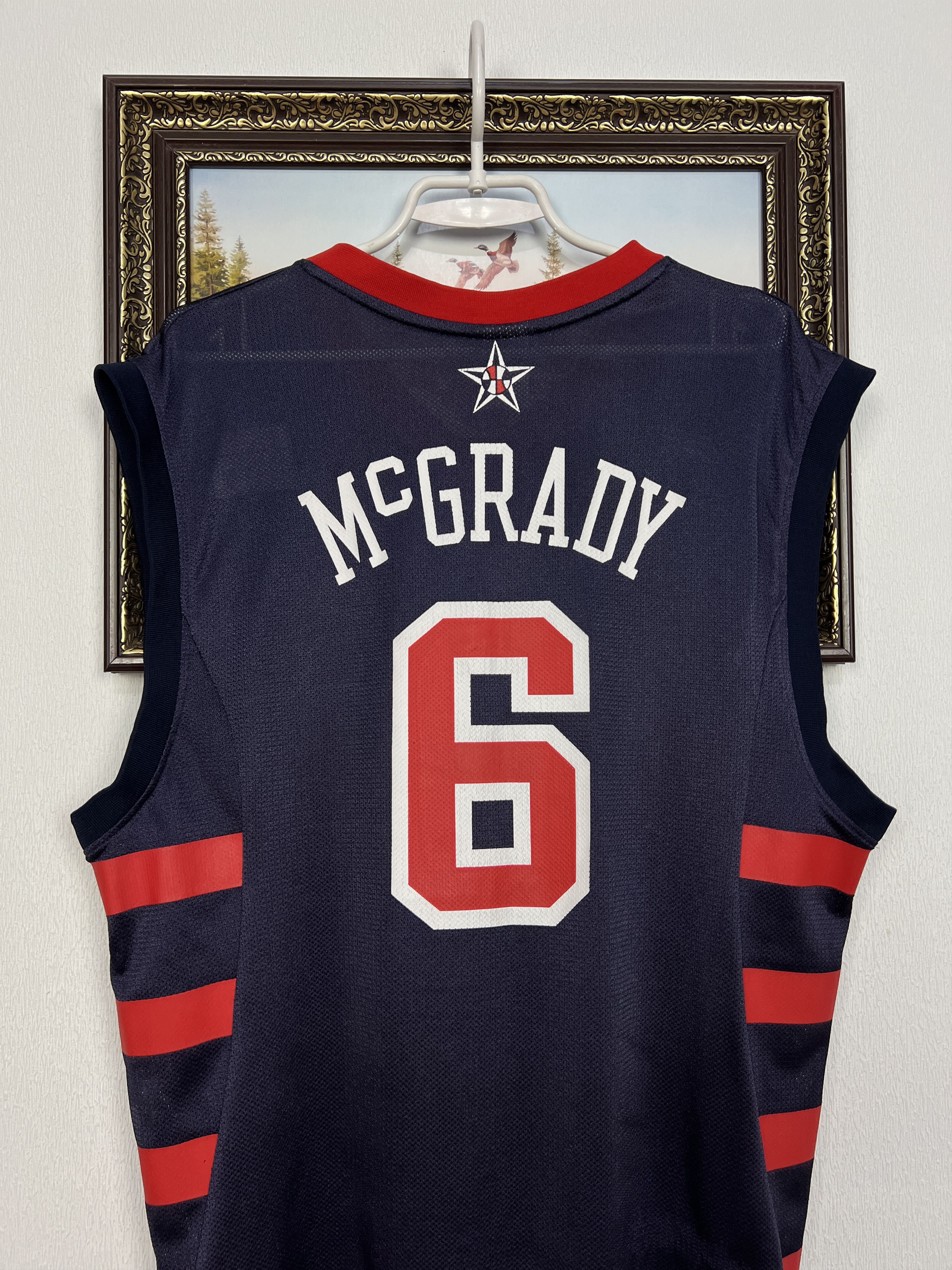 Reebok USA National Team Basketball Jersey #6 McGrady Trikot Size US L / EU 52-54 / 3 - 8 Thumbnail