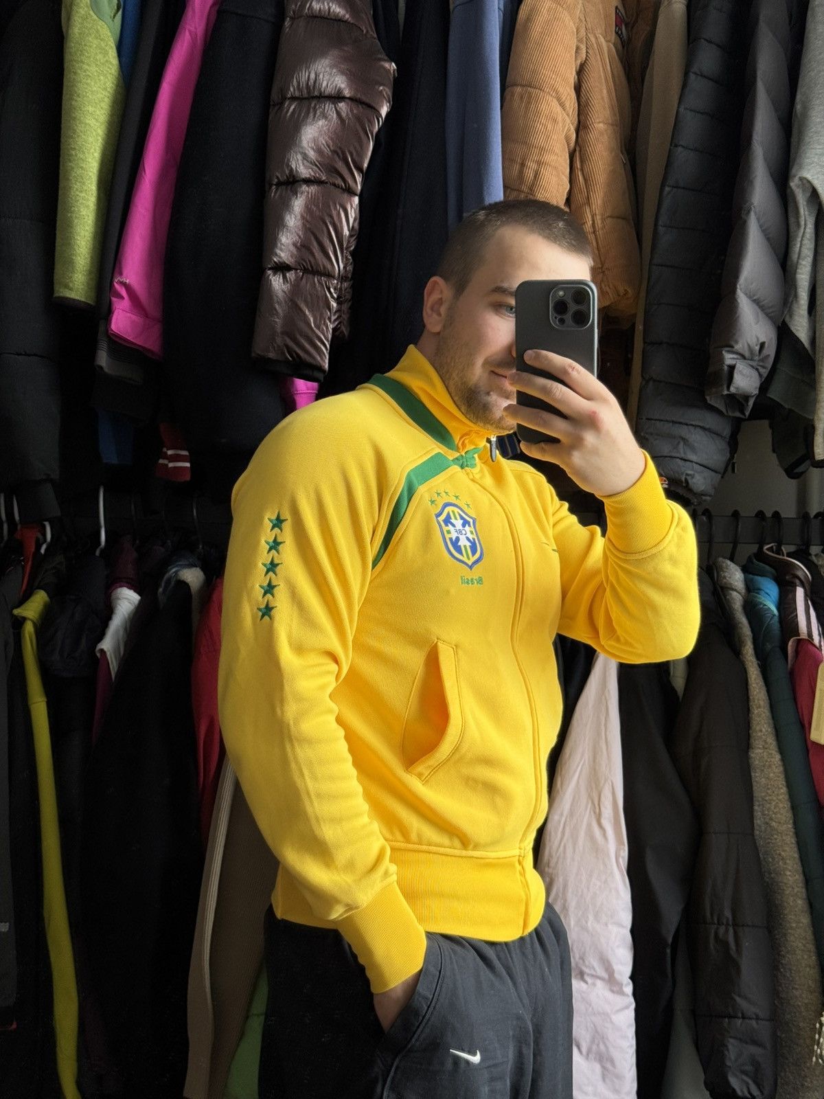 Nike Nike vintage zip jacket BRAZIL Football CBF Size US S / EU 44-46 / 1 - 4 Thumbnail