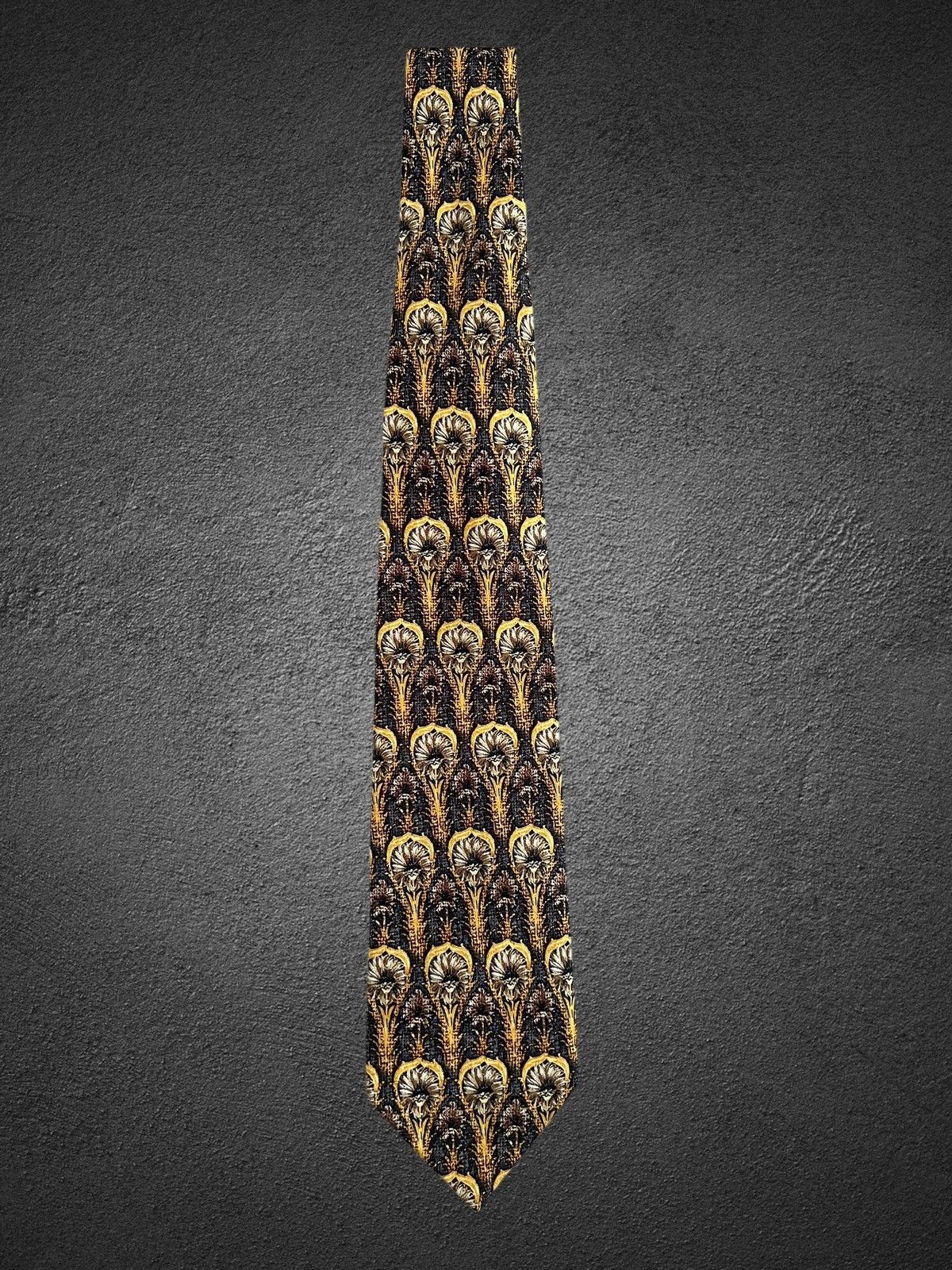 Ermenegildo Zegna Ermenegildo Zegna 100% Silk Tie – Italian Designer Size ONE SIZE - 2 Thumbnail