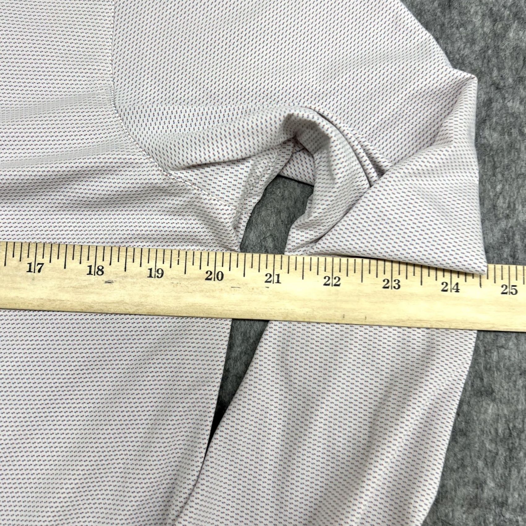 Rhone Rhone Shirt Mens M White Stripe Regular Stretch Dress Work Office Business Size 40R - 4 Thumbnail