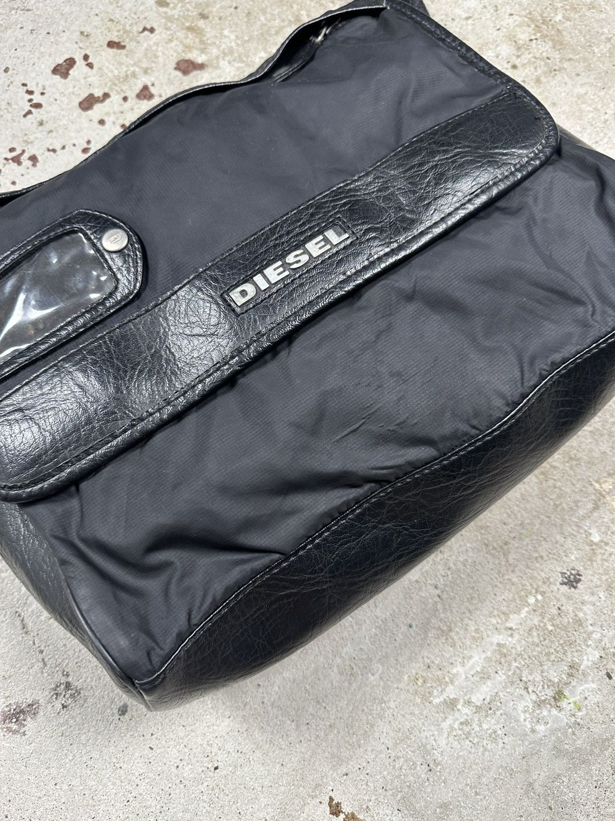 Diesel Vintage Y2K Diesel Black Shoulder Messenger Bag Size ONE SIZE - 3 Thumbnail