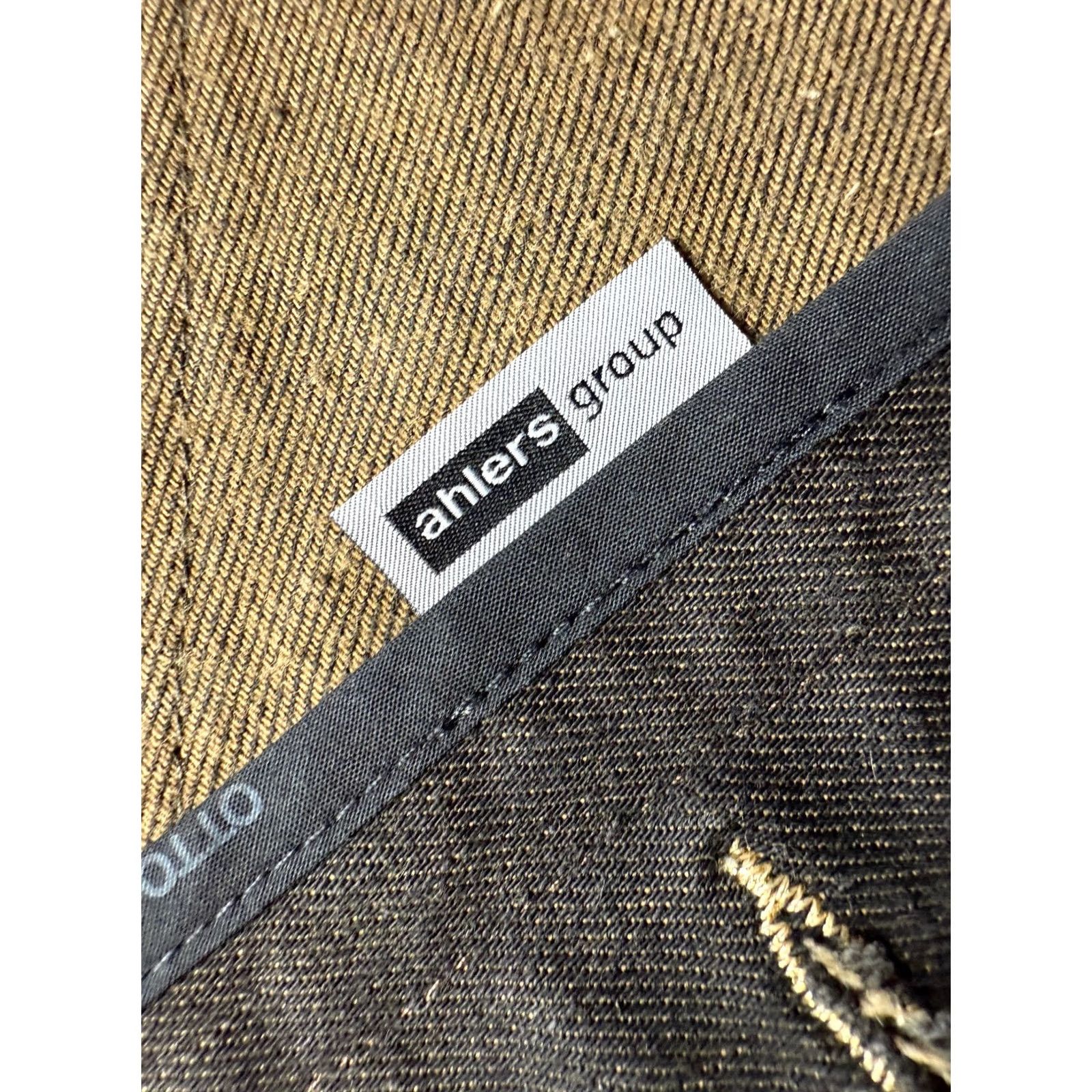 Denime Otto Kern Kashira Black/Brown Button Denim Jacket Women M Jacket Brown Denim Mens? Women? (Keep: Women M) Size M / US 6-8 / IT 42-44 - 3 Thumbnail