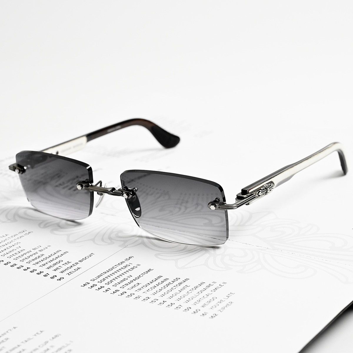 Chrome hearts DEEP 2 II 57□20–146 Chrome Hearts Deep II