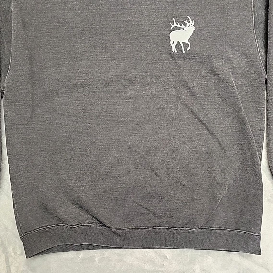 Vintage Rocky Mountain Elk Foundation Sweatshirt Mens M Black RMEF Made in USA 90s Y2K Size US M / EU 48-50 / 2 - 2 Thumbnail