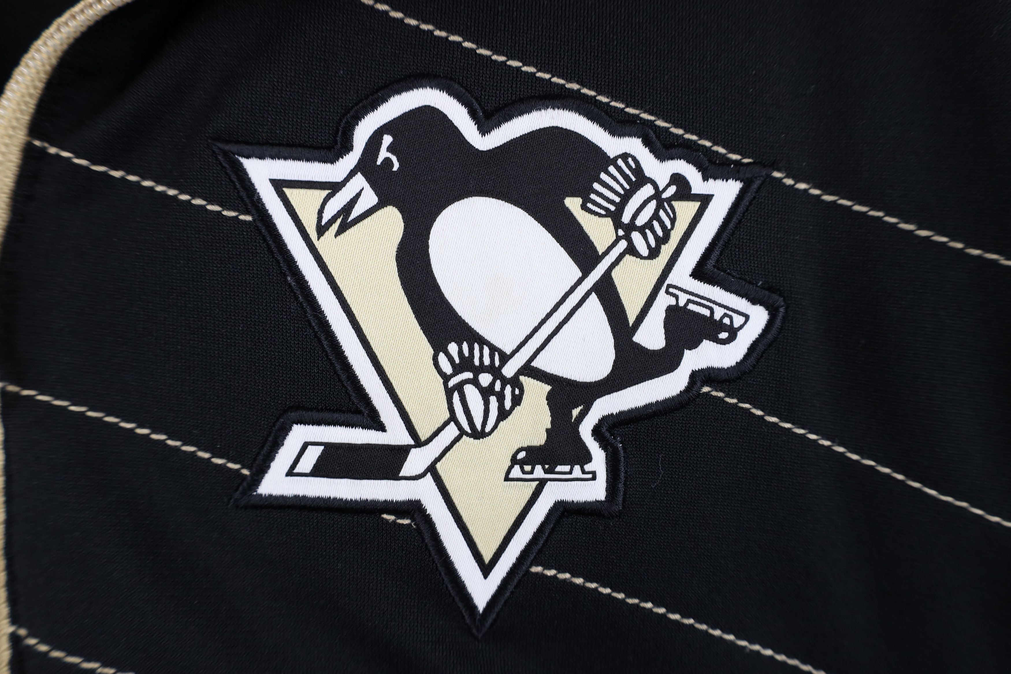 Reebok Reebok Center Ice Penguins Hockey Full Zip Jacket Black Size US L / EU 52-54 / 3 - 4 Thumbnail