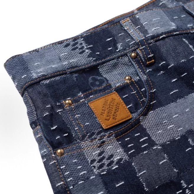 Louis Vuitton LV Nigo x 25 Damier print men's jeans 38 Size US 38 / EU 54 - 9 Thumbnail