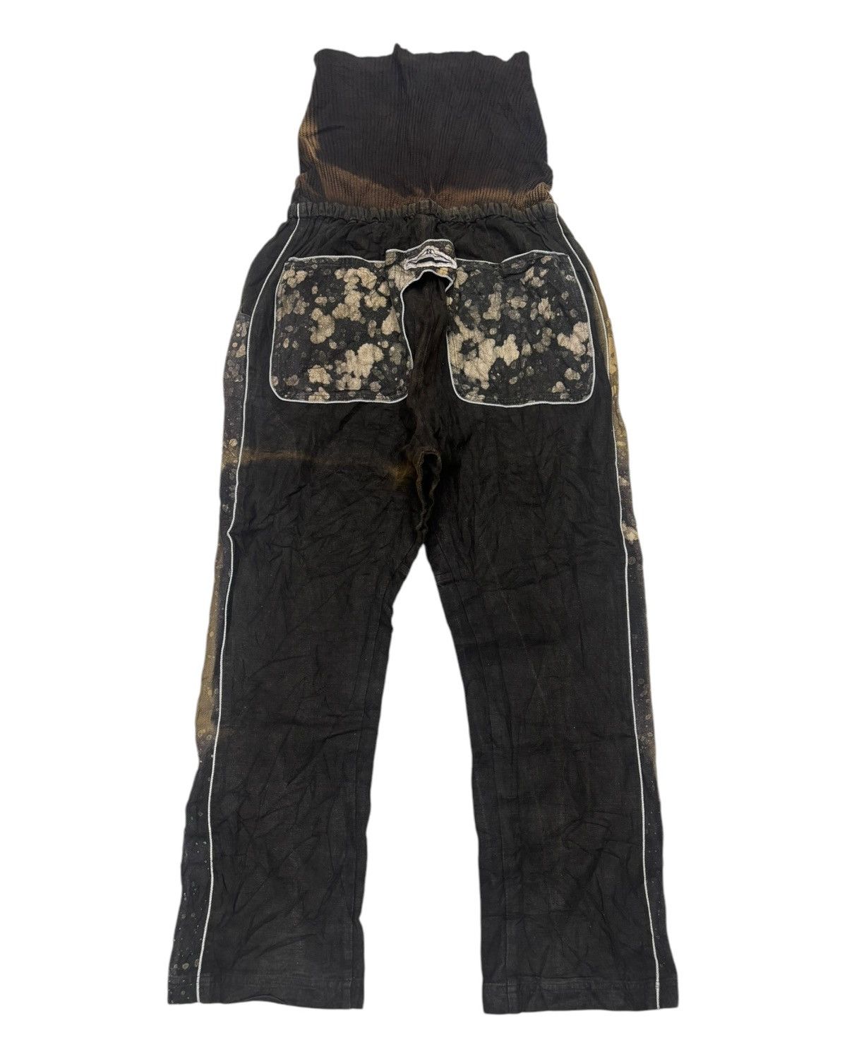 If Six Was Nine 🔥NIL JAPAN AVANT GARDE PLEATED DESIGNER BAGGY PANTS Size US 32 / EU 48 - 6 Thumbnail