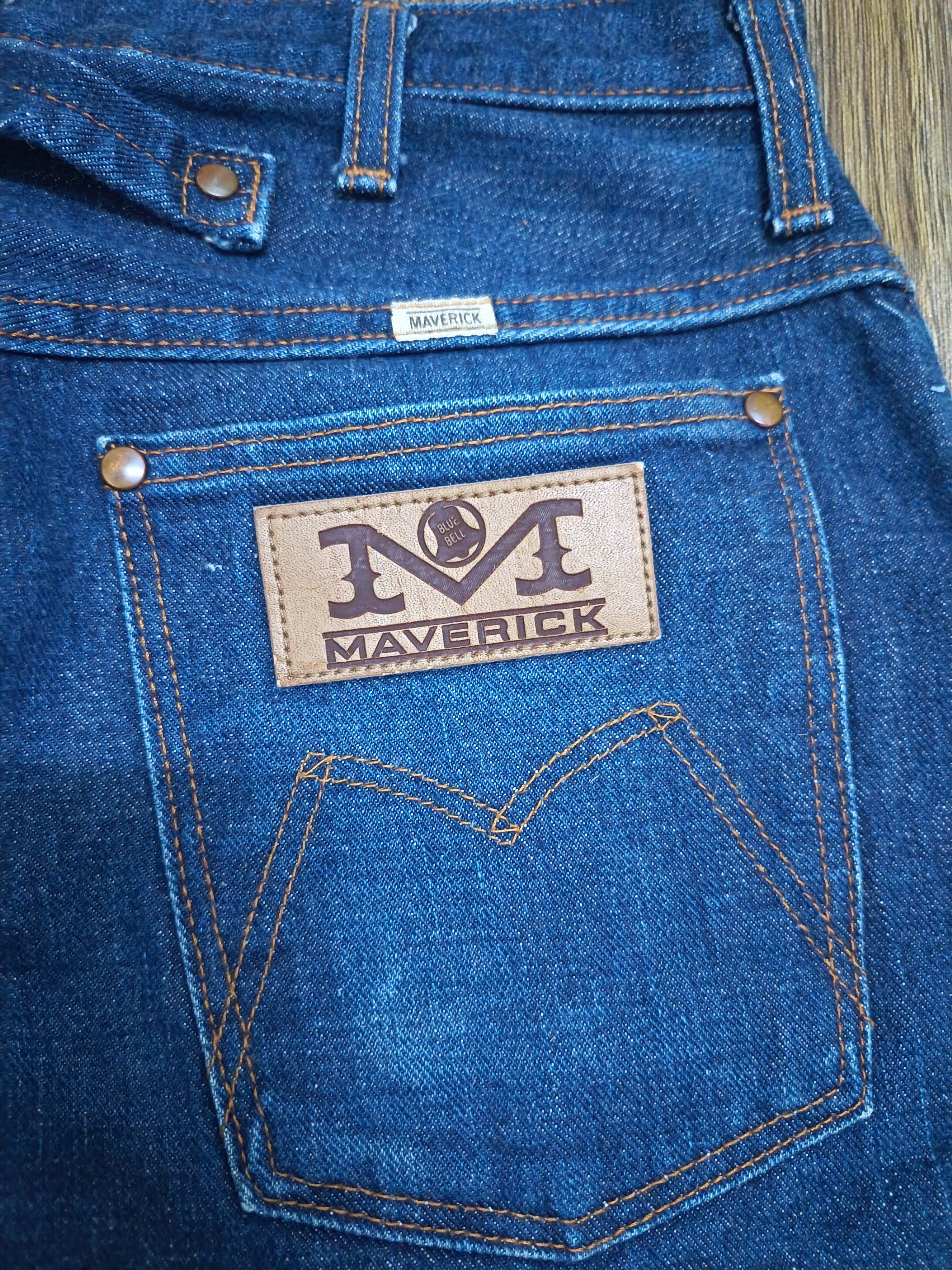 Japanese Brand Vintage maverick blue bell E1101 green selvedge buckle back Size US 30 / EU 46 - 19 Thumbnail