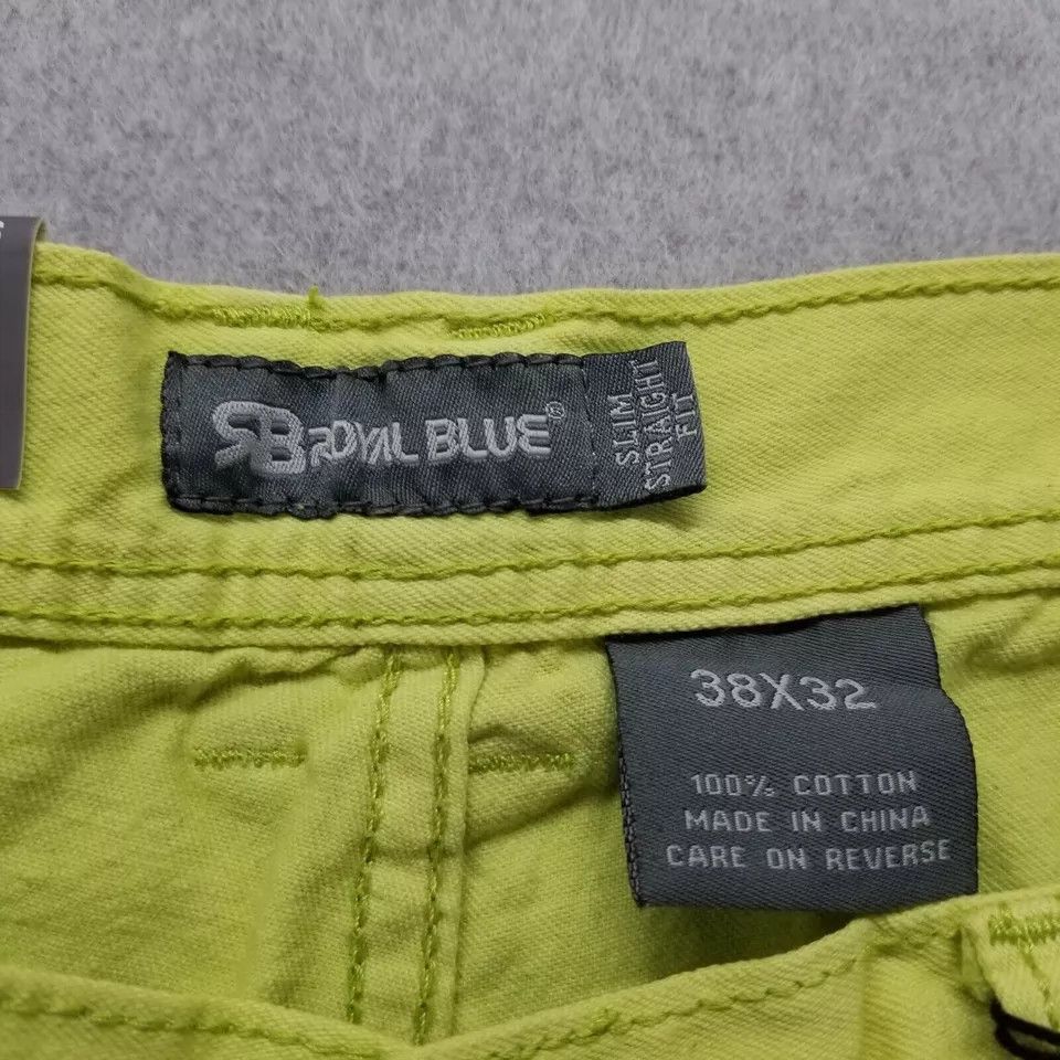 Other Royal Blue Shorts Mens 38 Chino Pockets Casual Cotton Size US 38 / EU 54 - 3 Thumbnail