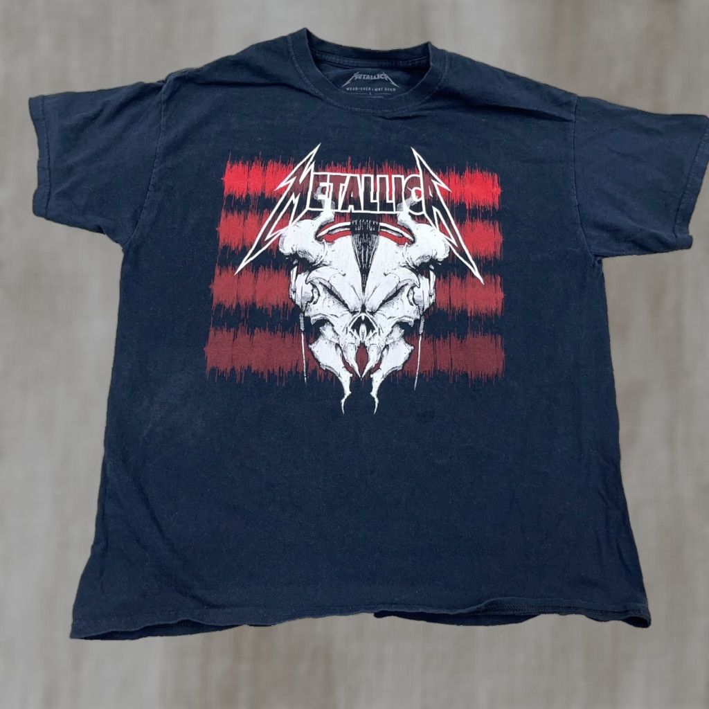 Alife Metallica Shirt Men Large Black Tee Rock Band Retro 90s Aloha Classic Hipster Colorful Shirt Mens L Black Rock Tee 2021 Louder Than Life Size US L / EU 52-54 / 3 - 1 Thumbnail