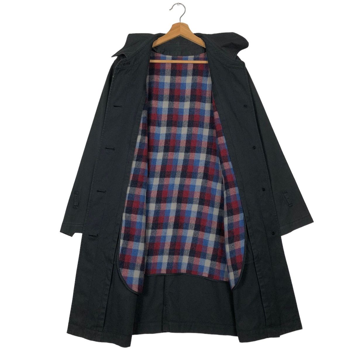 Issey Miyake 🔥90’s Vintage Long Jacket Issey Miyake Blanket Lining Tartan Size US M / EU 48-50 / 2 - 11 Thumbnail
