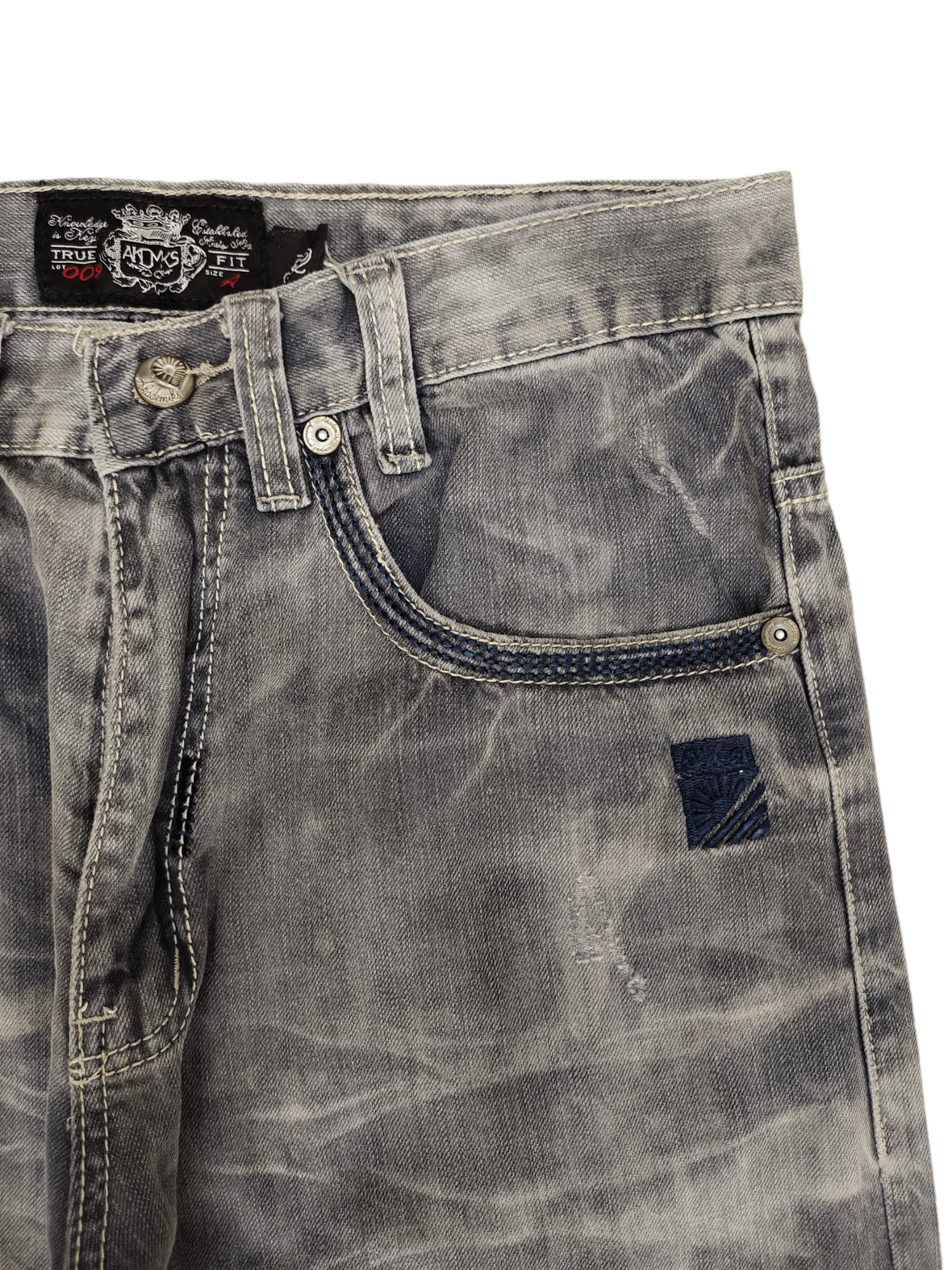 Akademiks Baggy Jeans Akedamiks Acid Wash Denim Loose Leg Y2k Jnco Size US 32 / EU 48 - 4 Thumbnail