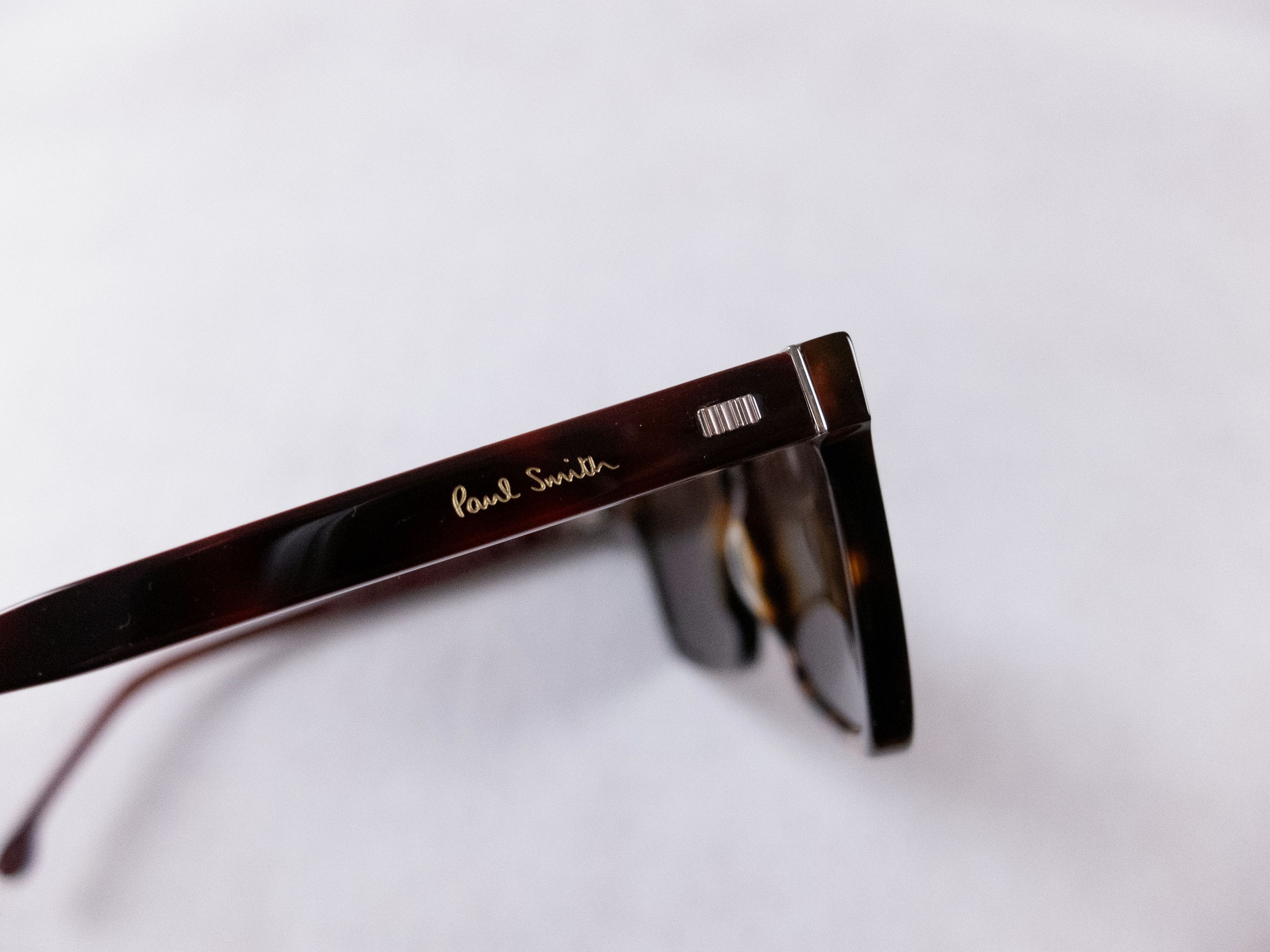 Paul Smith PAUL SMITH Edison havana brown hand made acetate sunglasses Size ONE SIZE - 6 Thumbnail