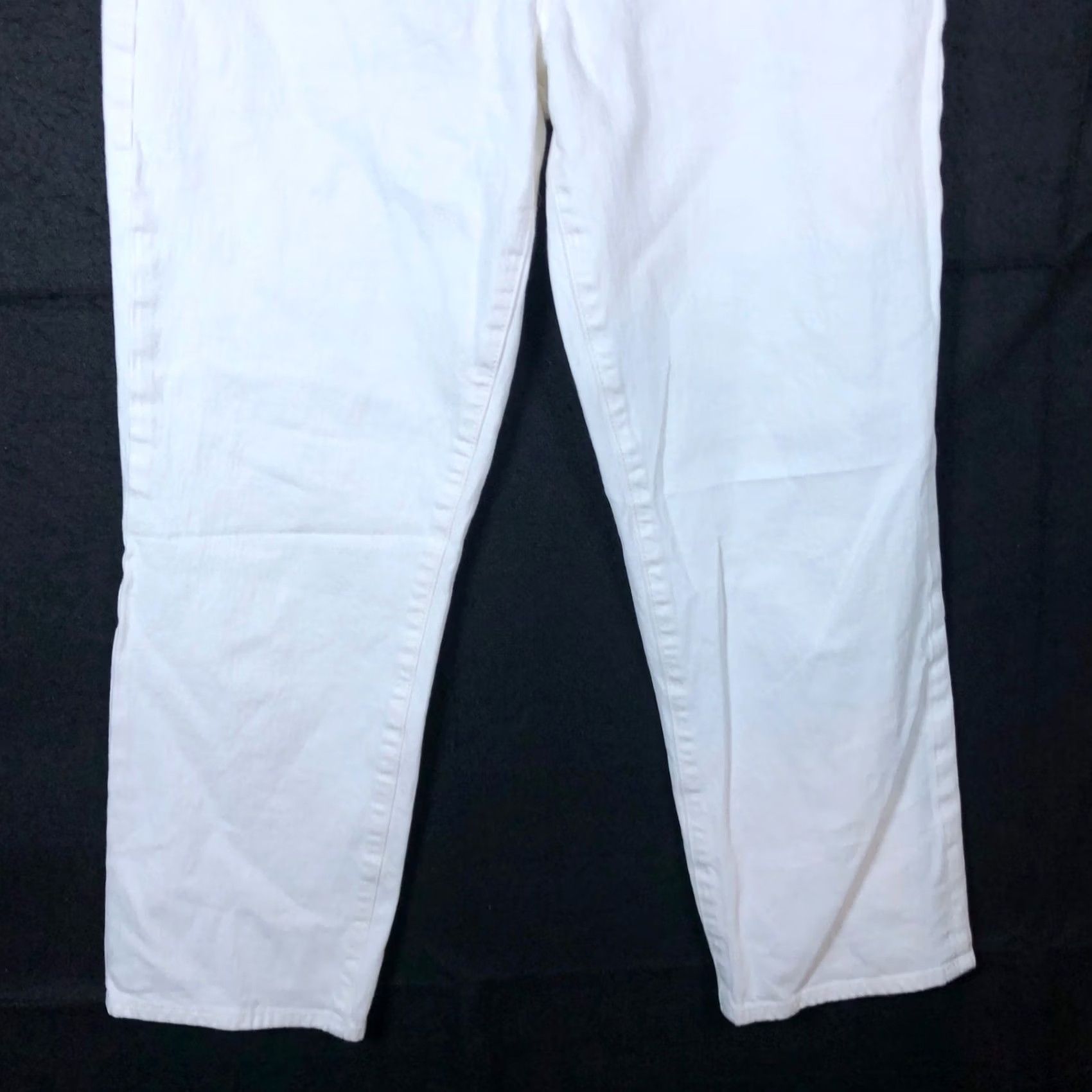 Madewell Madewell Jeans White Denim High Rise Classic Straight Stretch 27 Womens Size 27" / US 4 / IT 40 - 3 Thumbnail